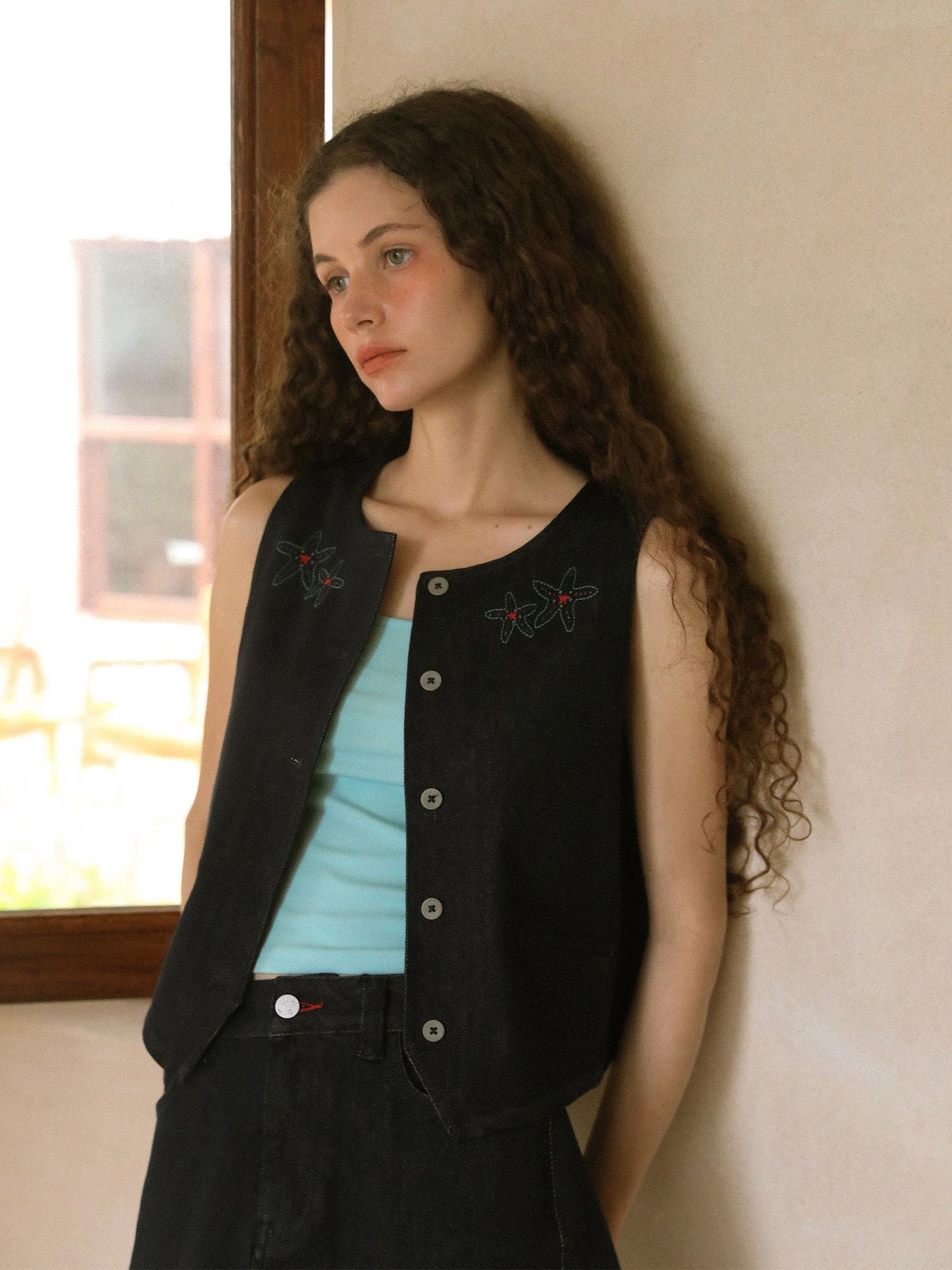 Starfish Denim Vest