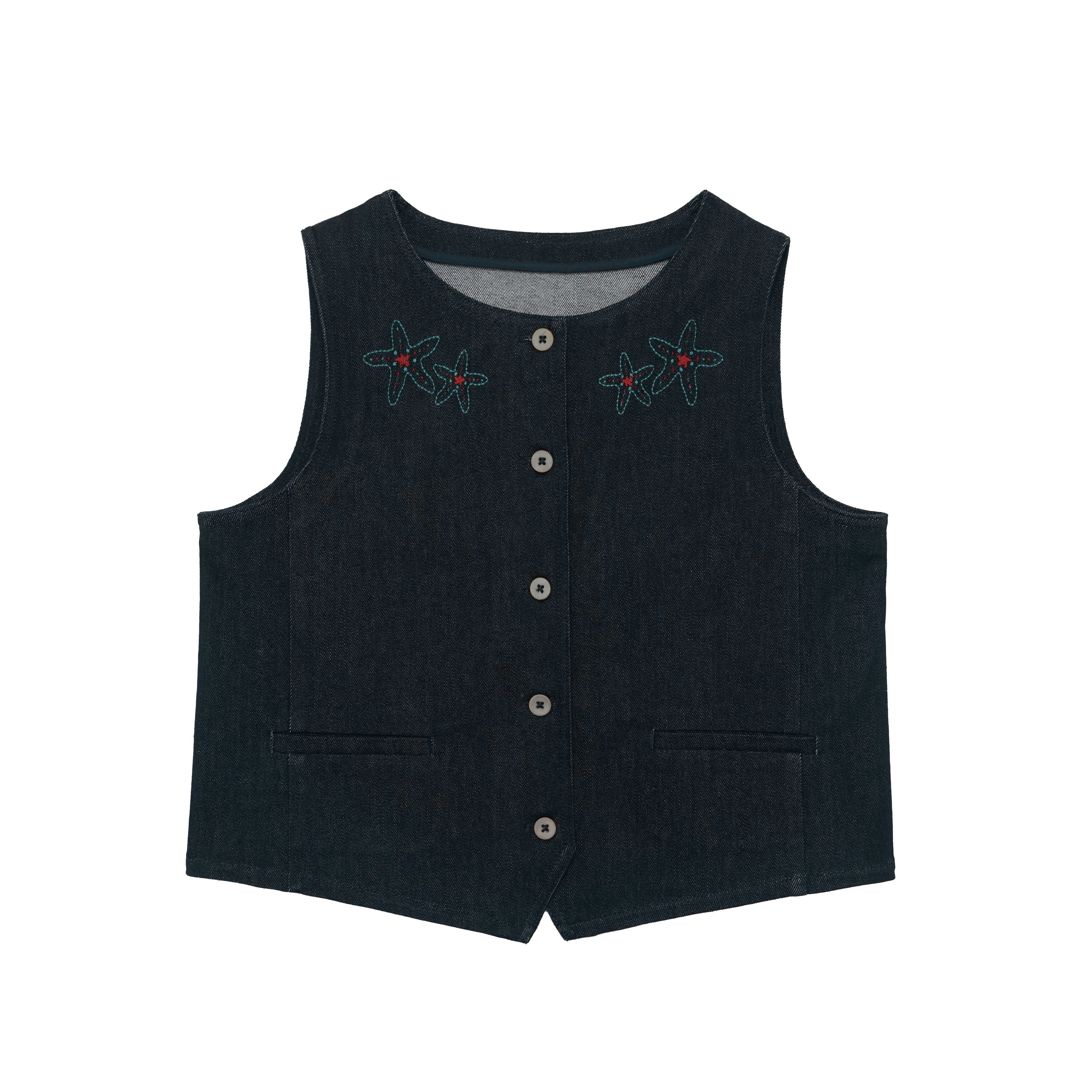 Starfish Denim Vest - Image 6