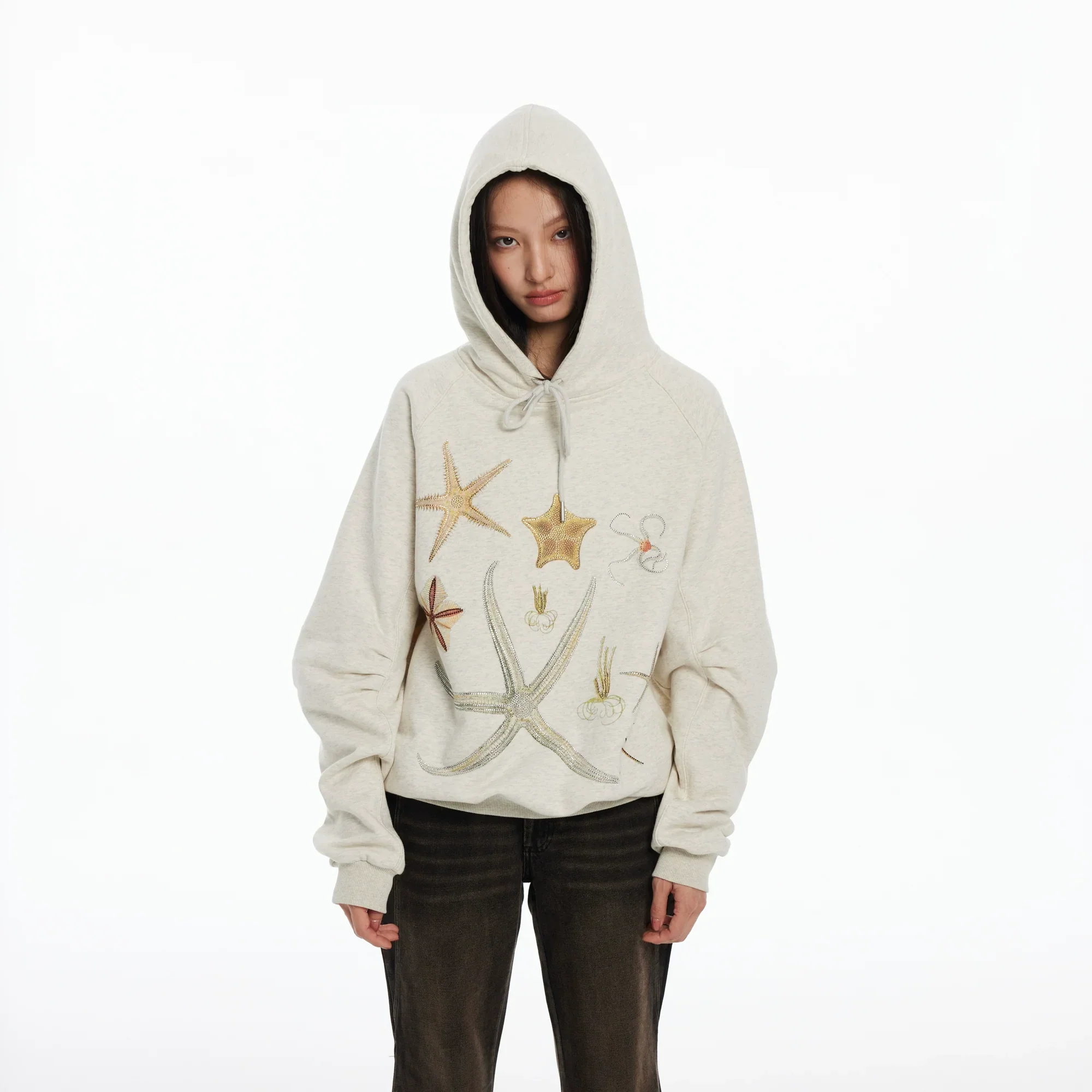 Starfish Embroidered Hoodie - Image 2