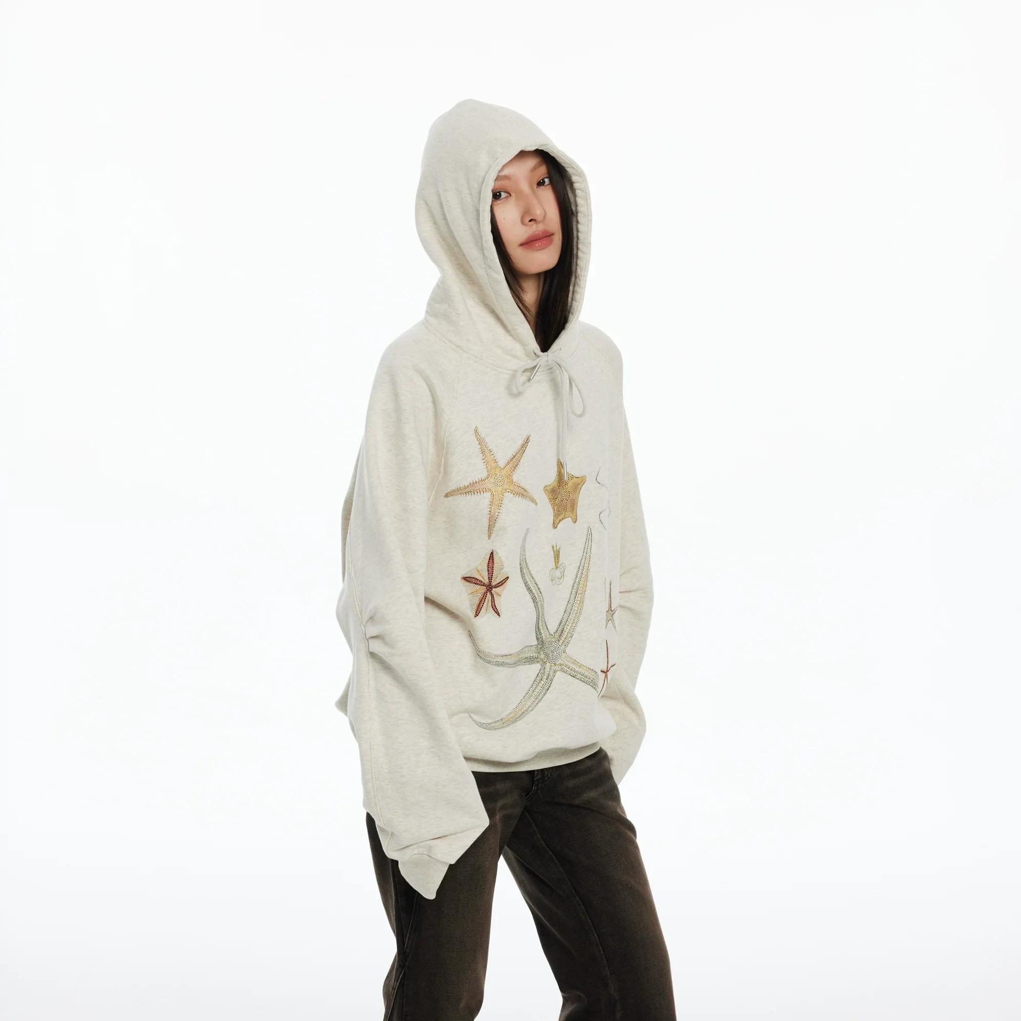 Starfish Embroidered Hoodie - Image 5