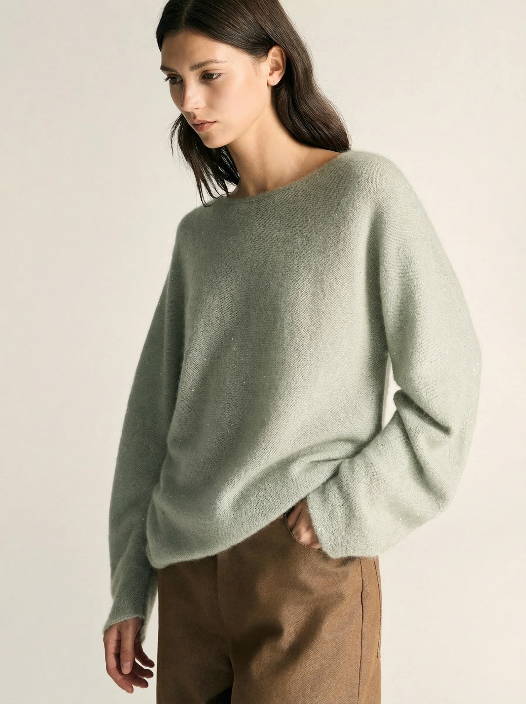 Starry Boat-Neck Sweater - Image 2