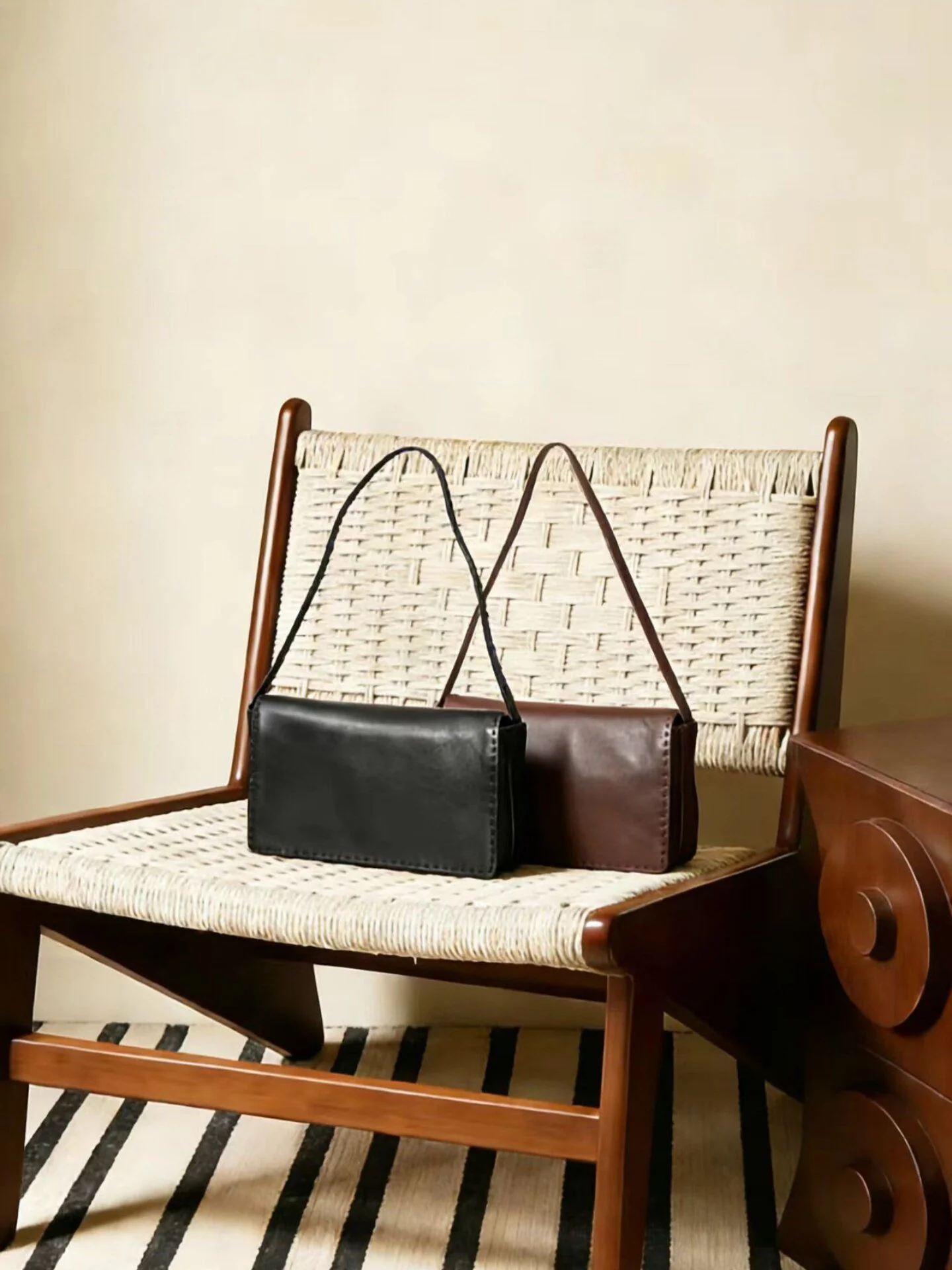 Stitched Shoulder Bag