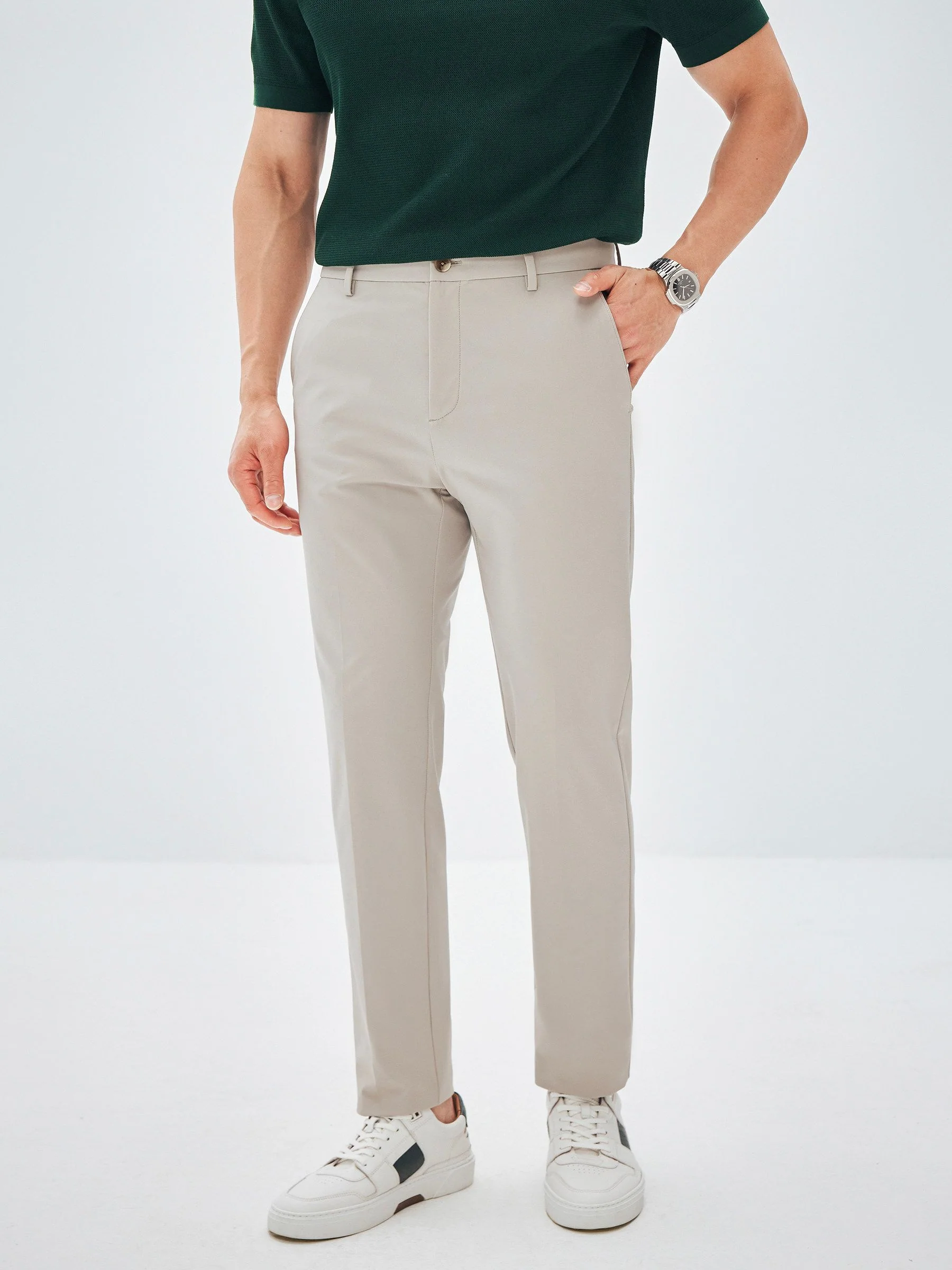 Stone Tapered Trousers - Image 3