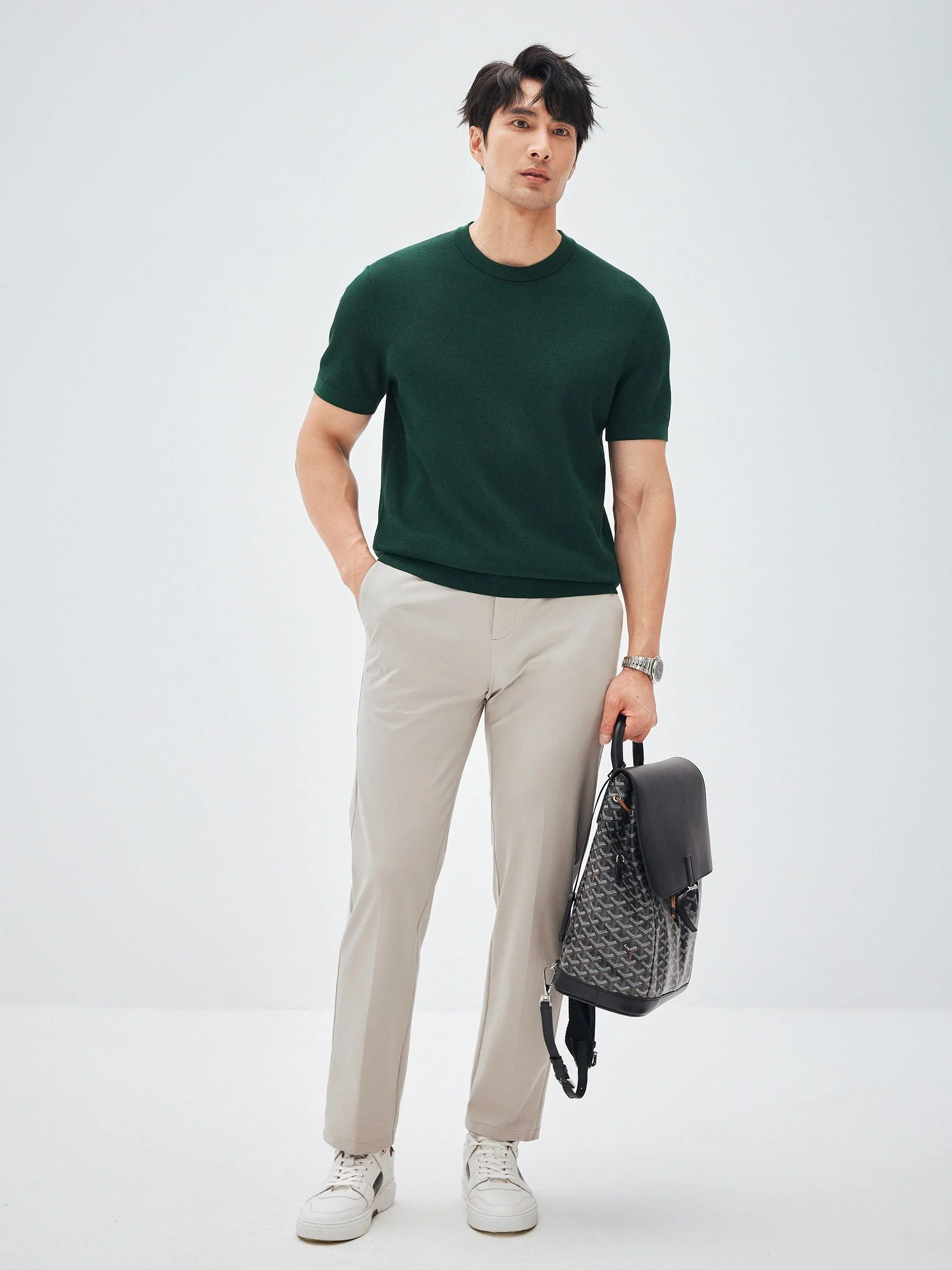 Stone Tapered Trousers - Image 4
