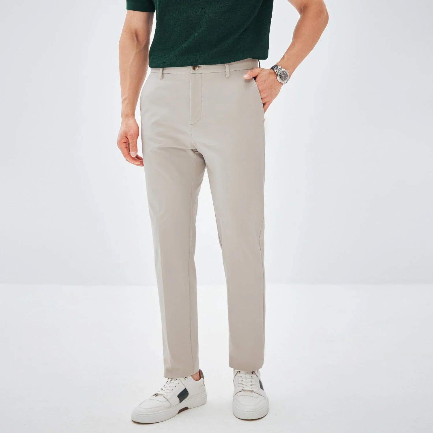 Stone Tapered Trousers - Image 6