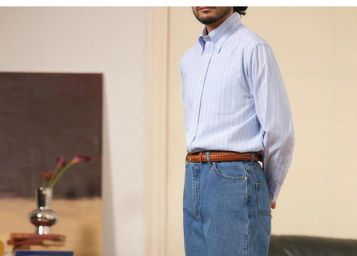Straight-Leg Cotton Jeans - Image 4