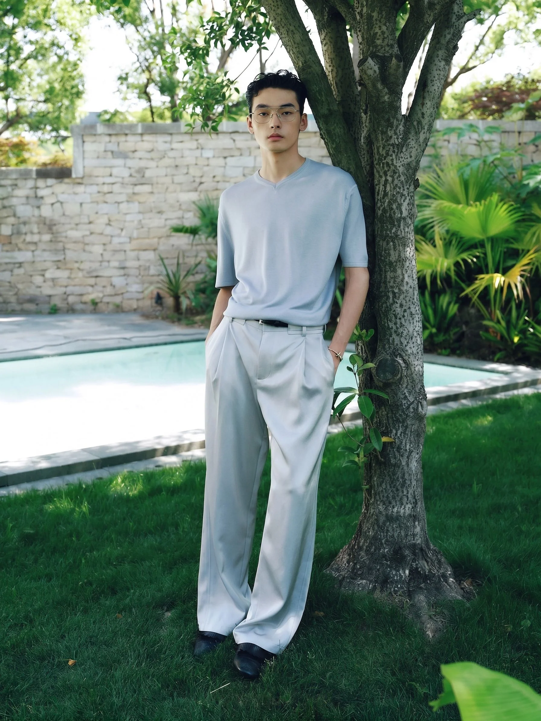 Strap Belt Trousers