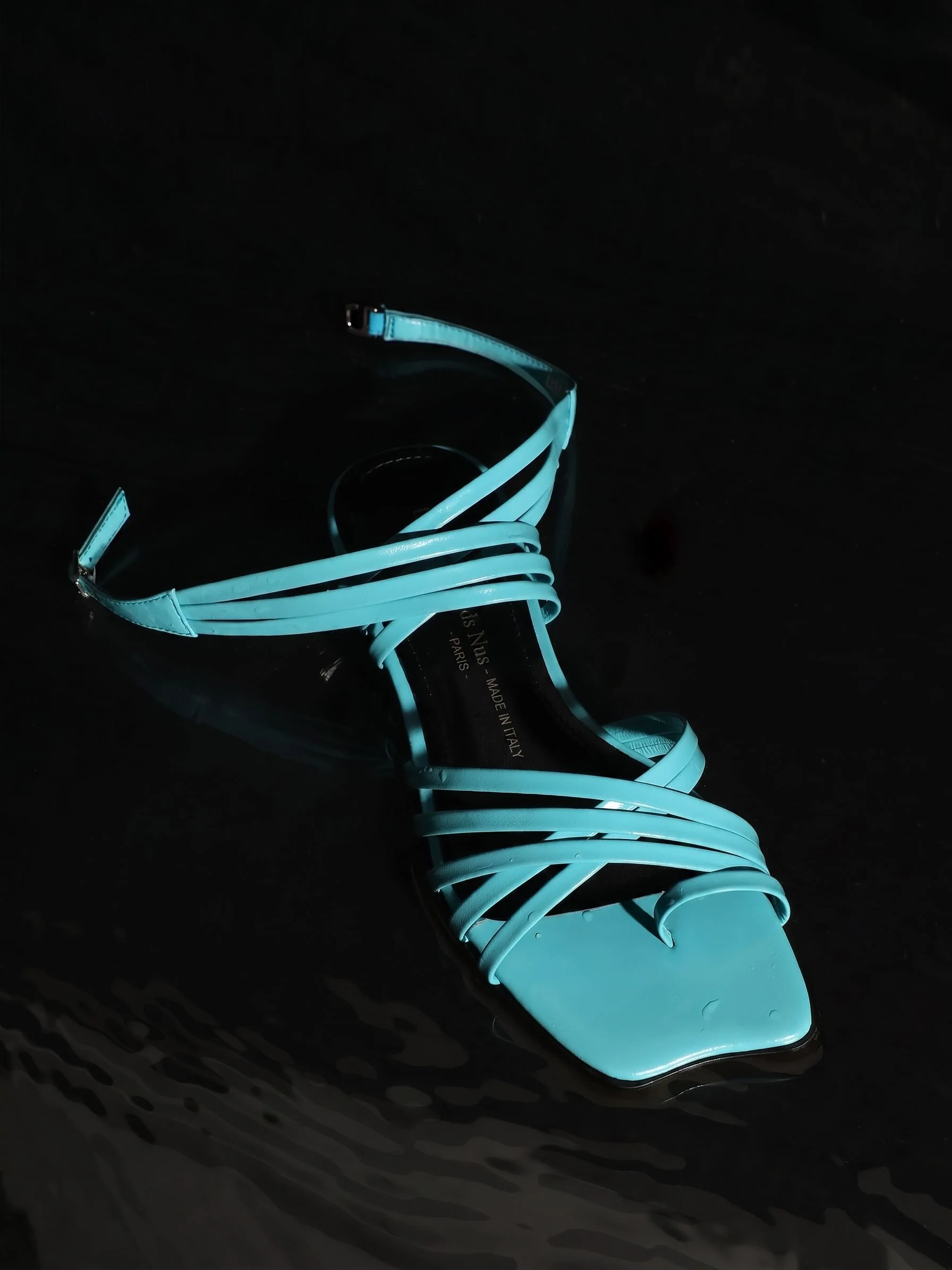Strappy Square-Toe Sandals
