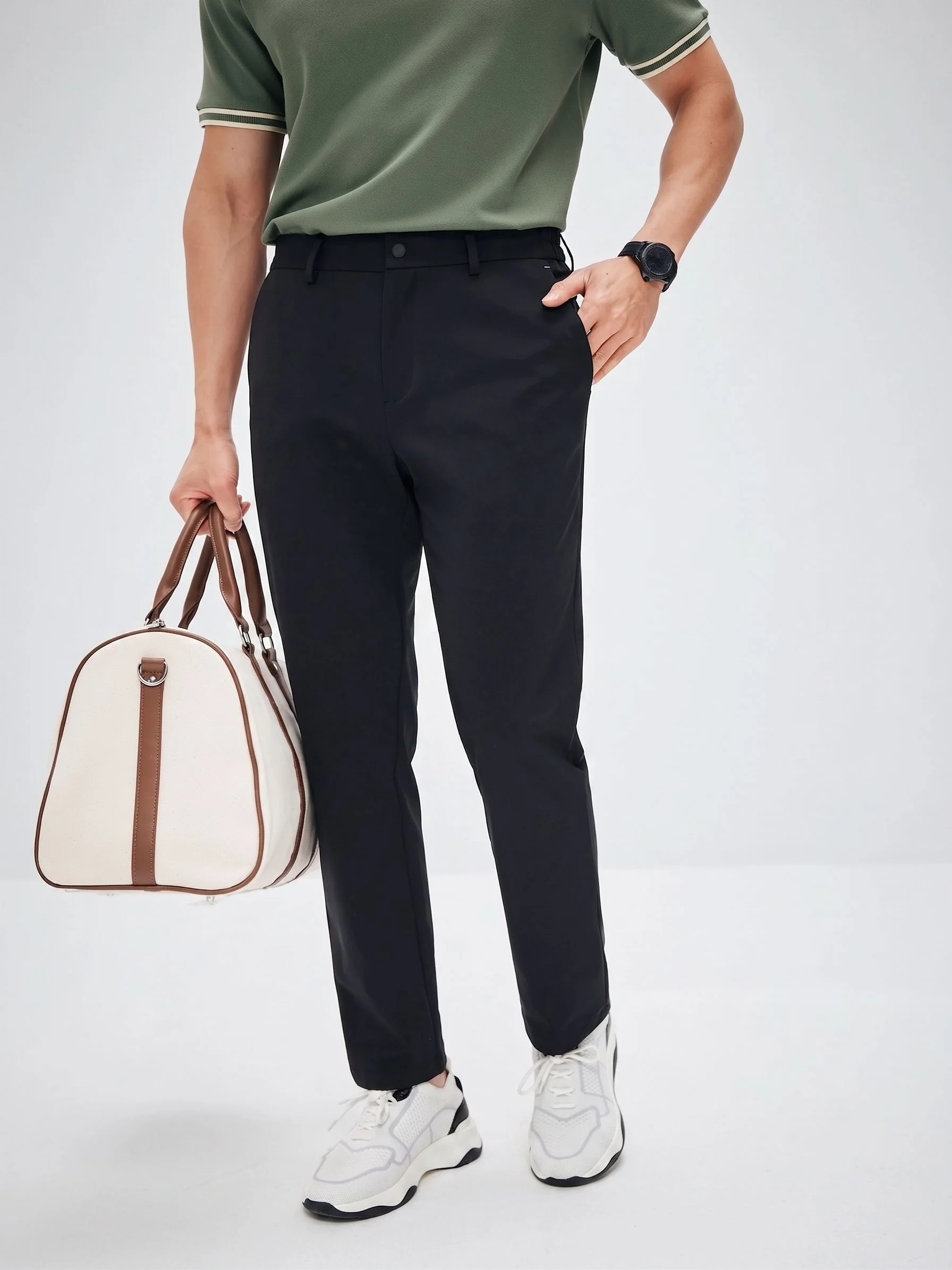 Stretch Knit Trousers
