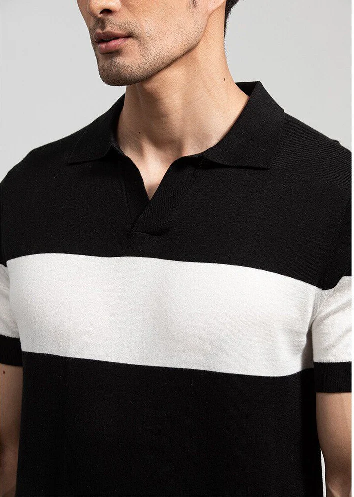 Stripe Knit Polo - Image 6