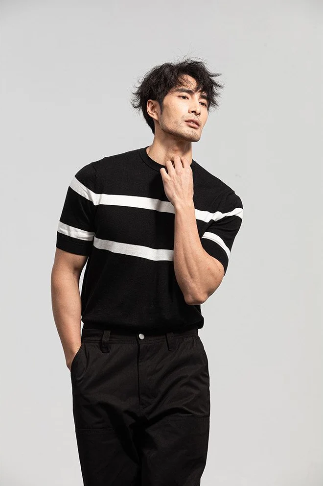 Stripe Knit Tee - Image 3