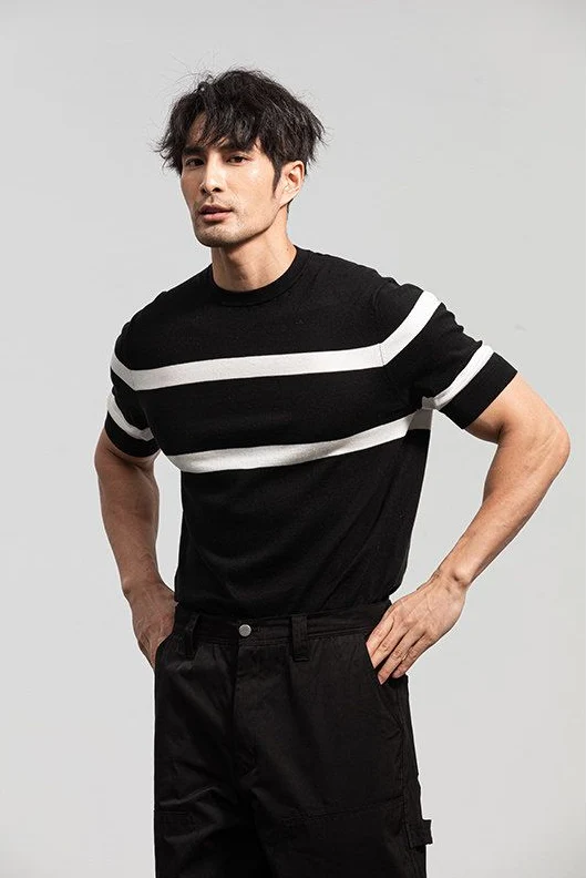 Stripe Knit Tee - Image 6
