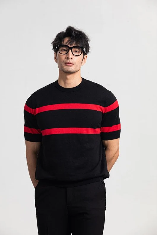 Stripe Knit Tee - Image 7