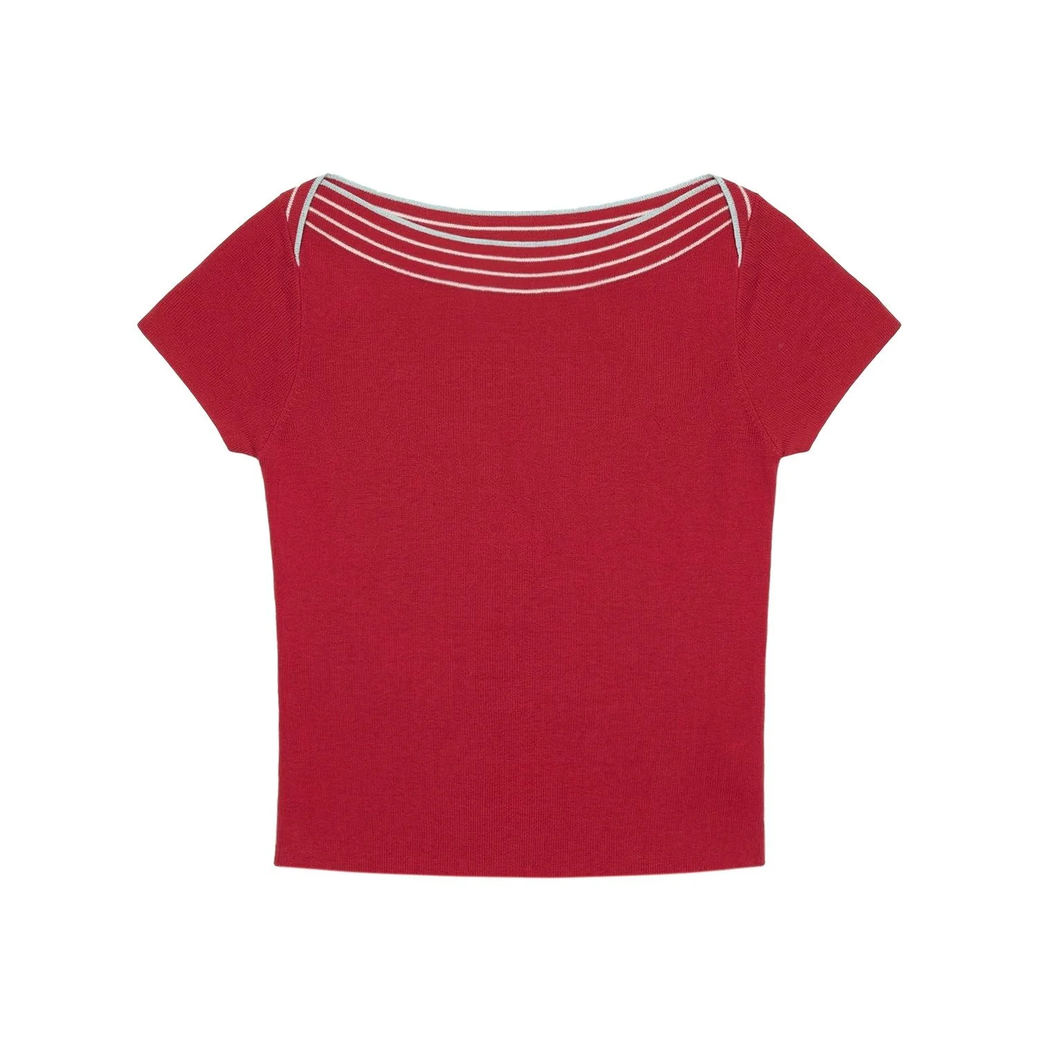 Striped Boatneck Top - Image 7