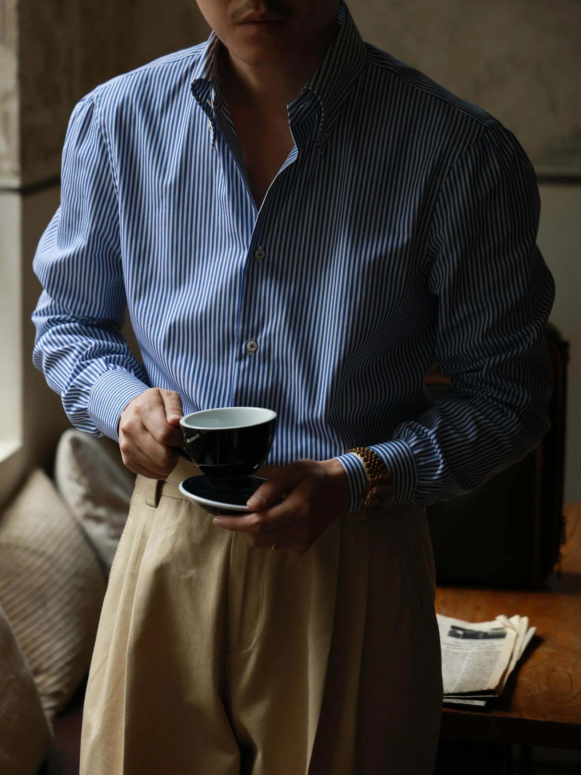 Striped Button-Down Shirt - Image 3