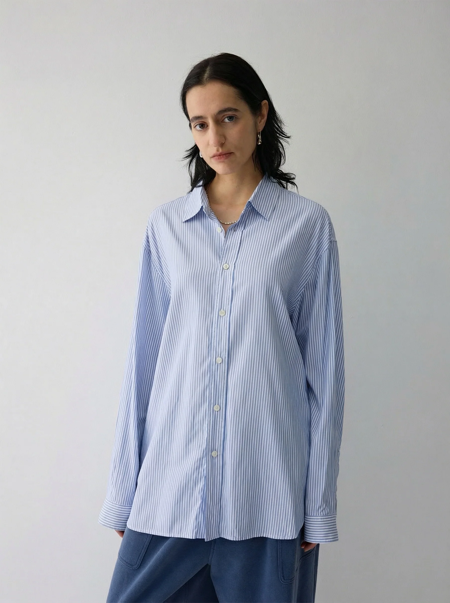 Striped Button-Up Shirt - Image 4