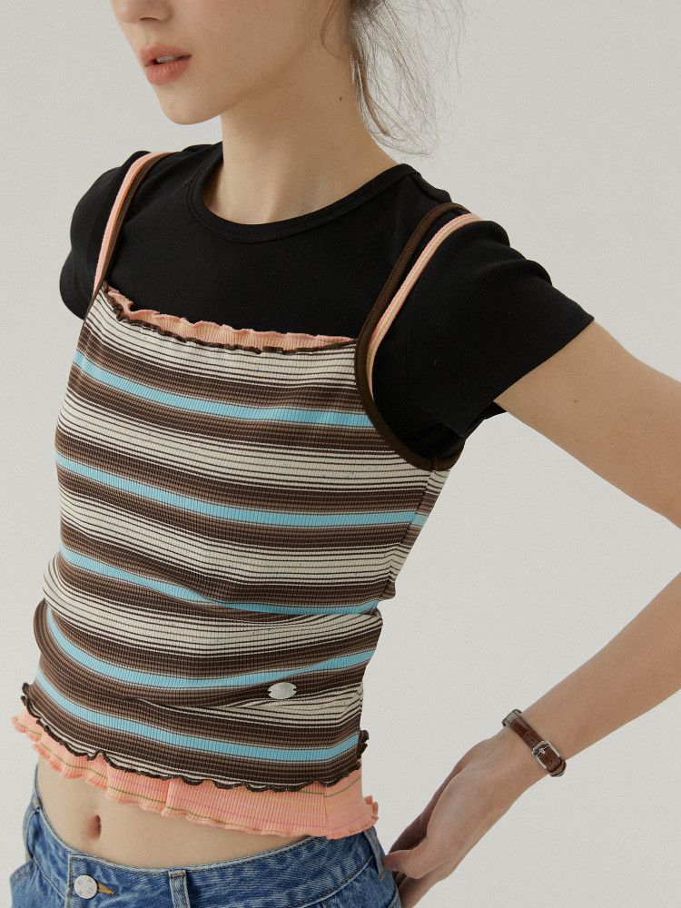 Striped Camisole Top - Image 4