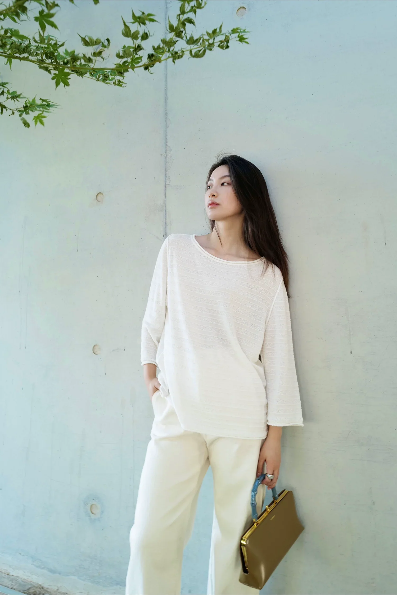 Striped Cashmere Silk Sweater - Image 4