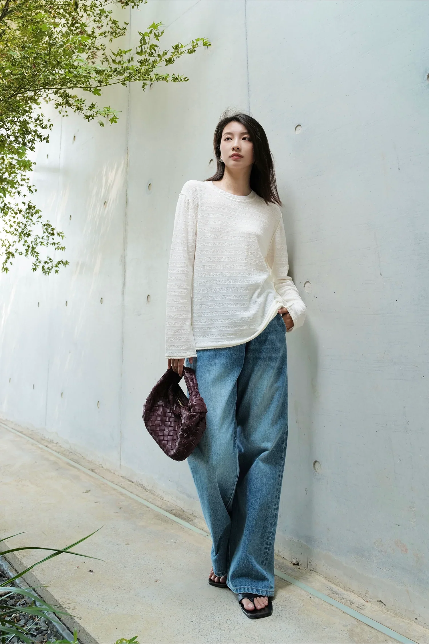 Striped Cashmere Silk Sweater - Image 6