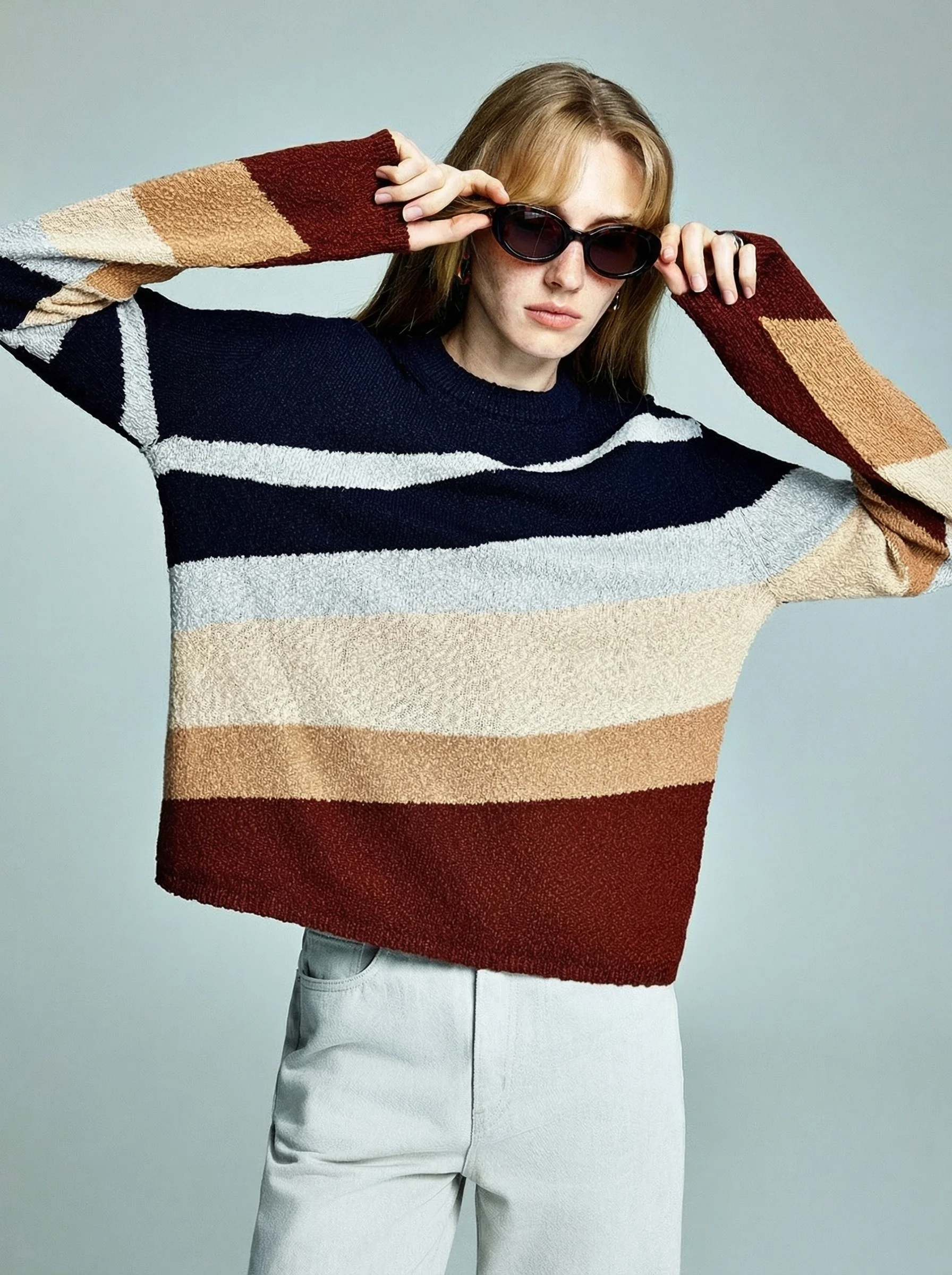 Striped Crewneck Sweater