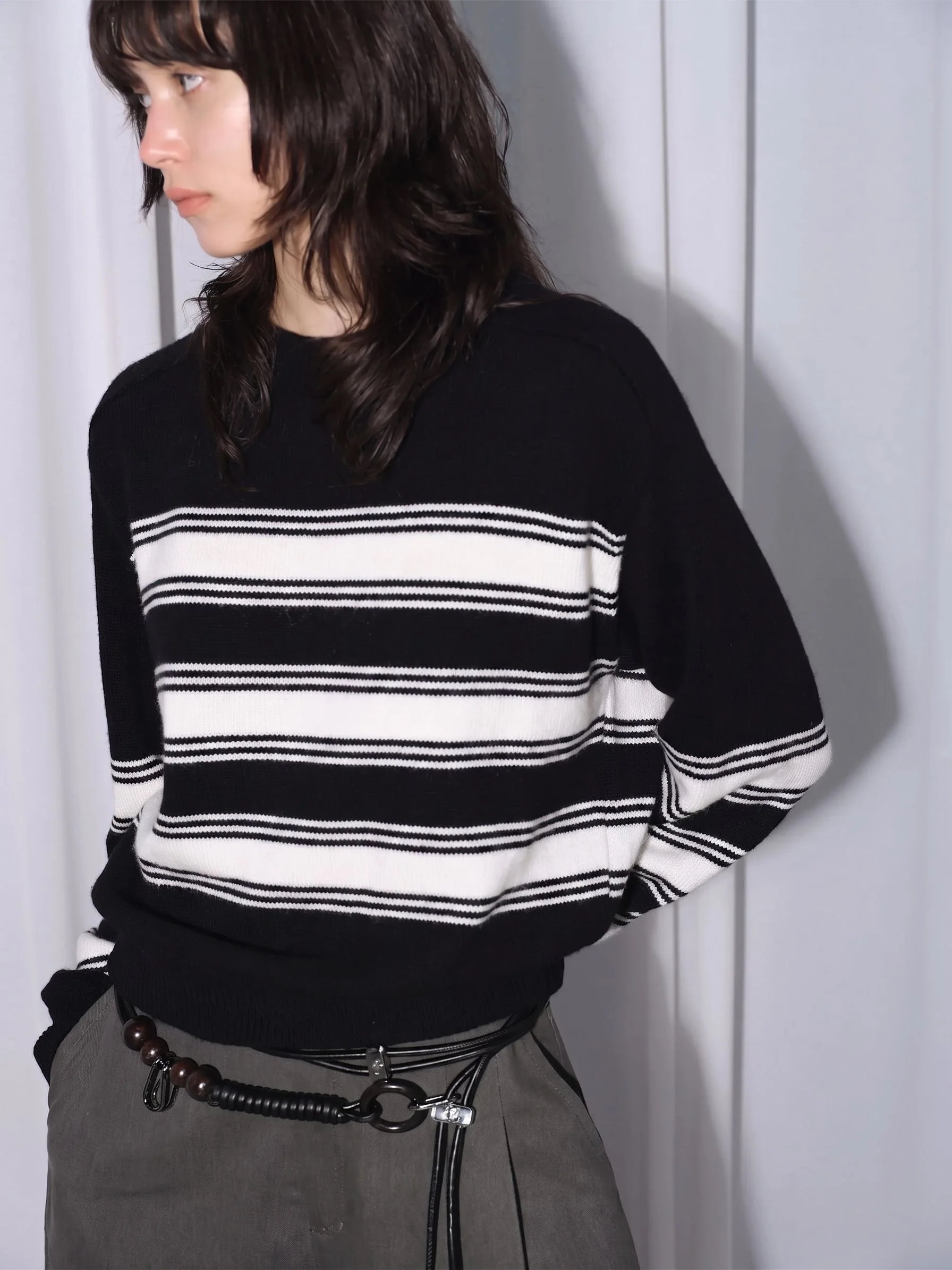 Striped Crewneck Sweater - Image 2
