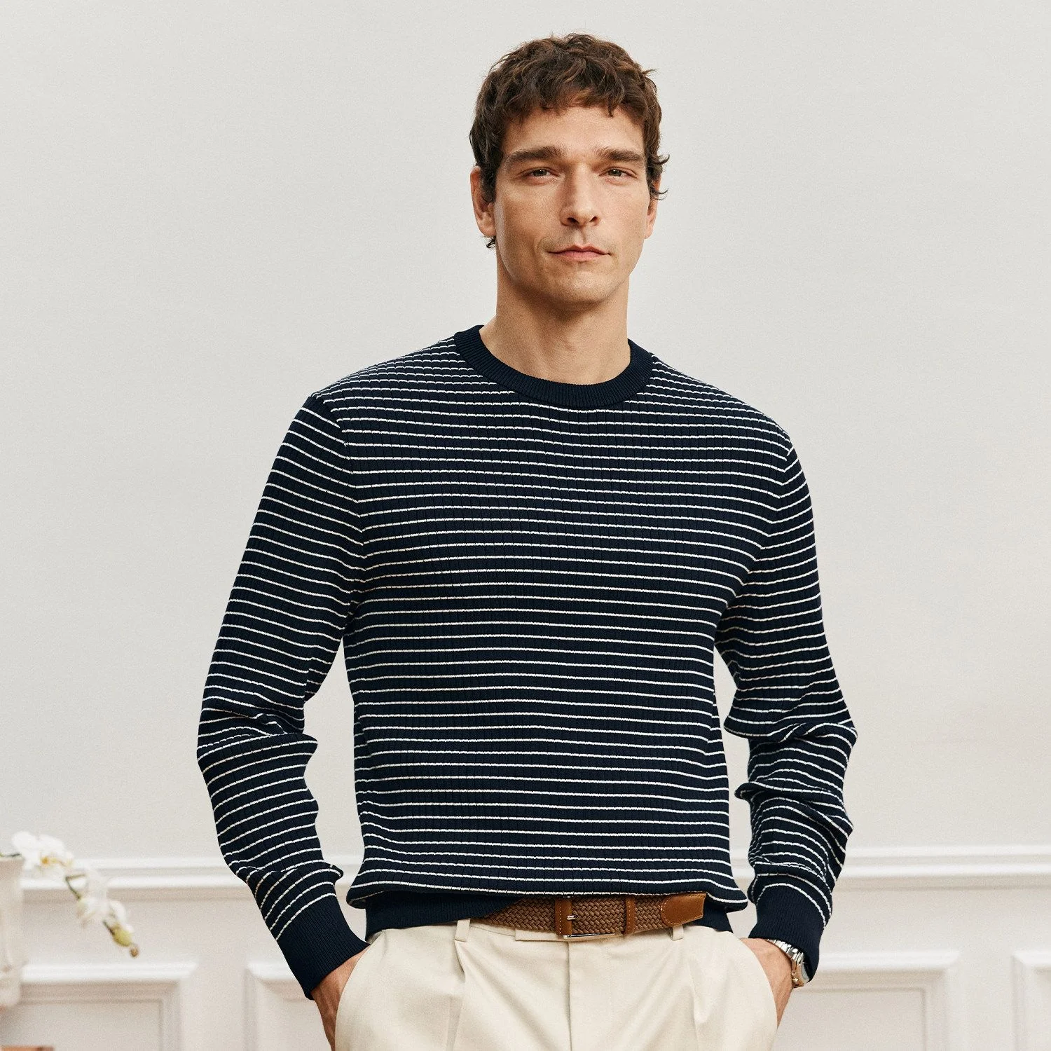 Striped Crewneck Sweater - Image 6