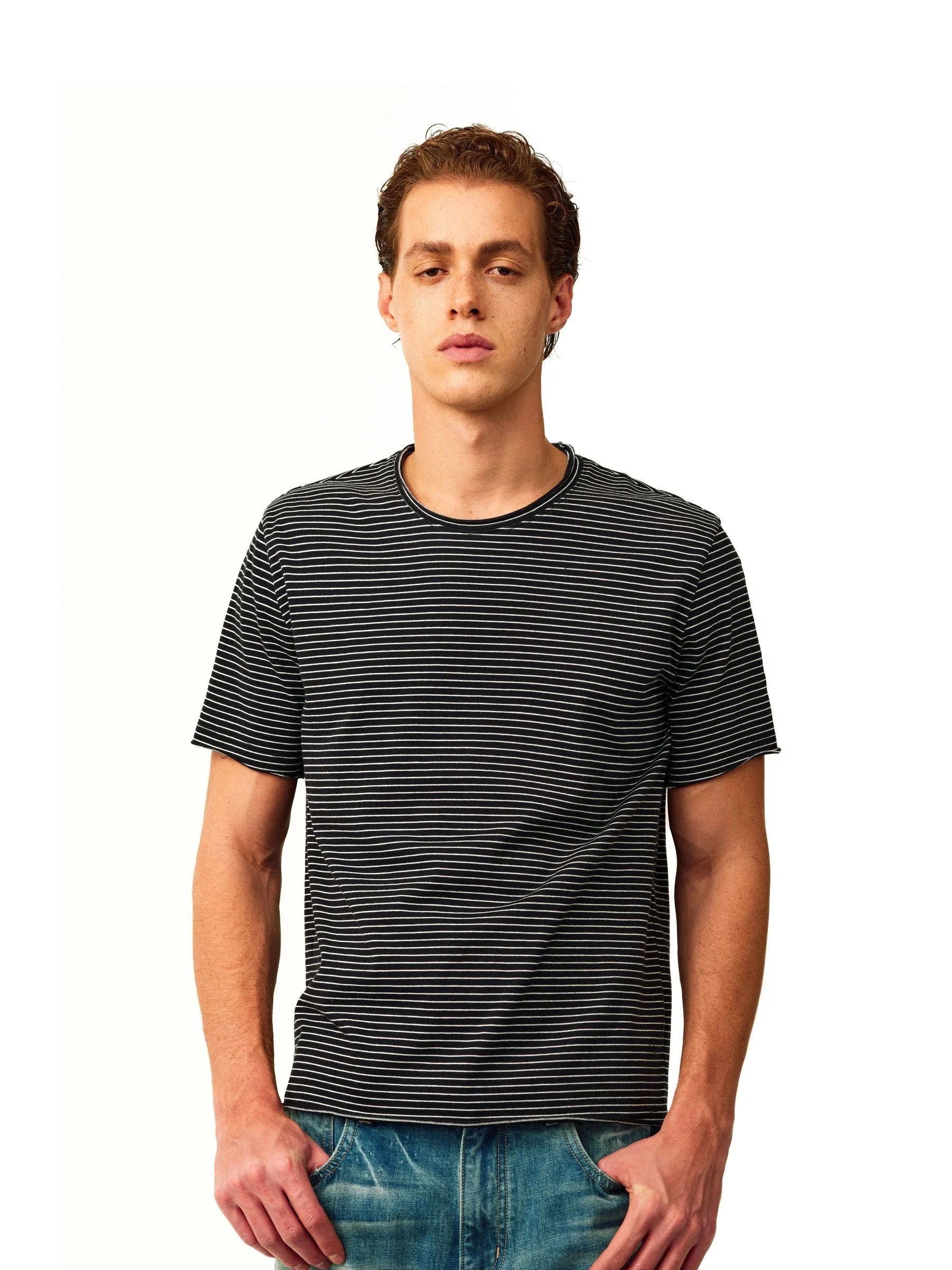 Striped Crewneck T-Shirt