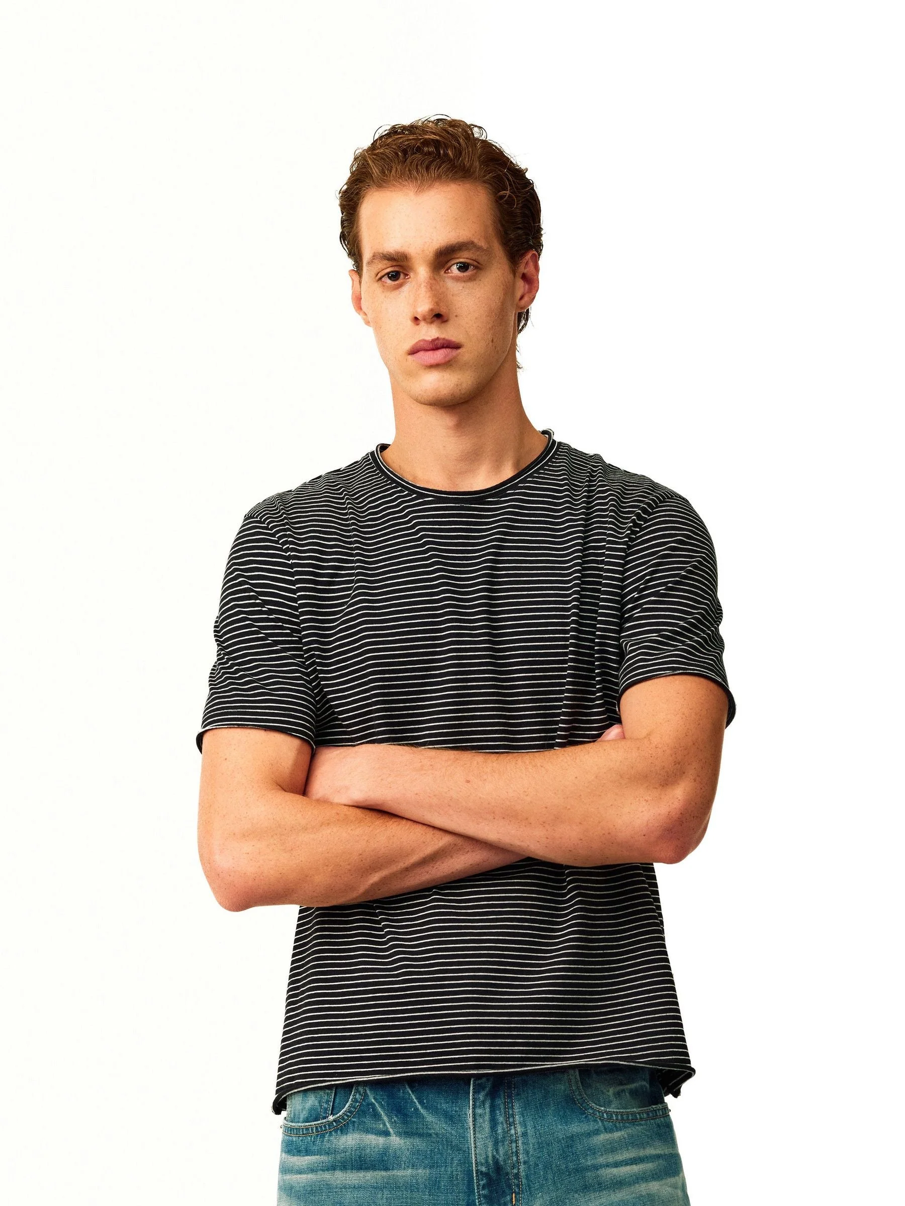 Striped Crewneck T-Shirt - Image 2