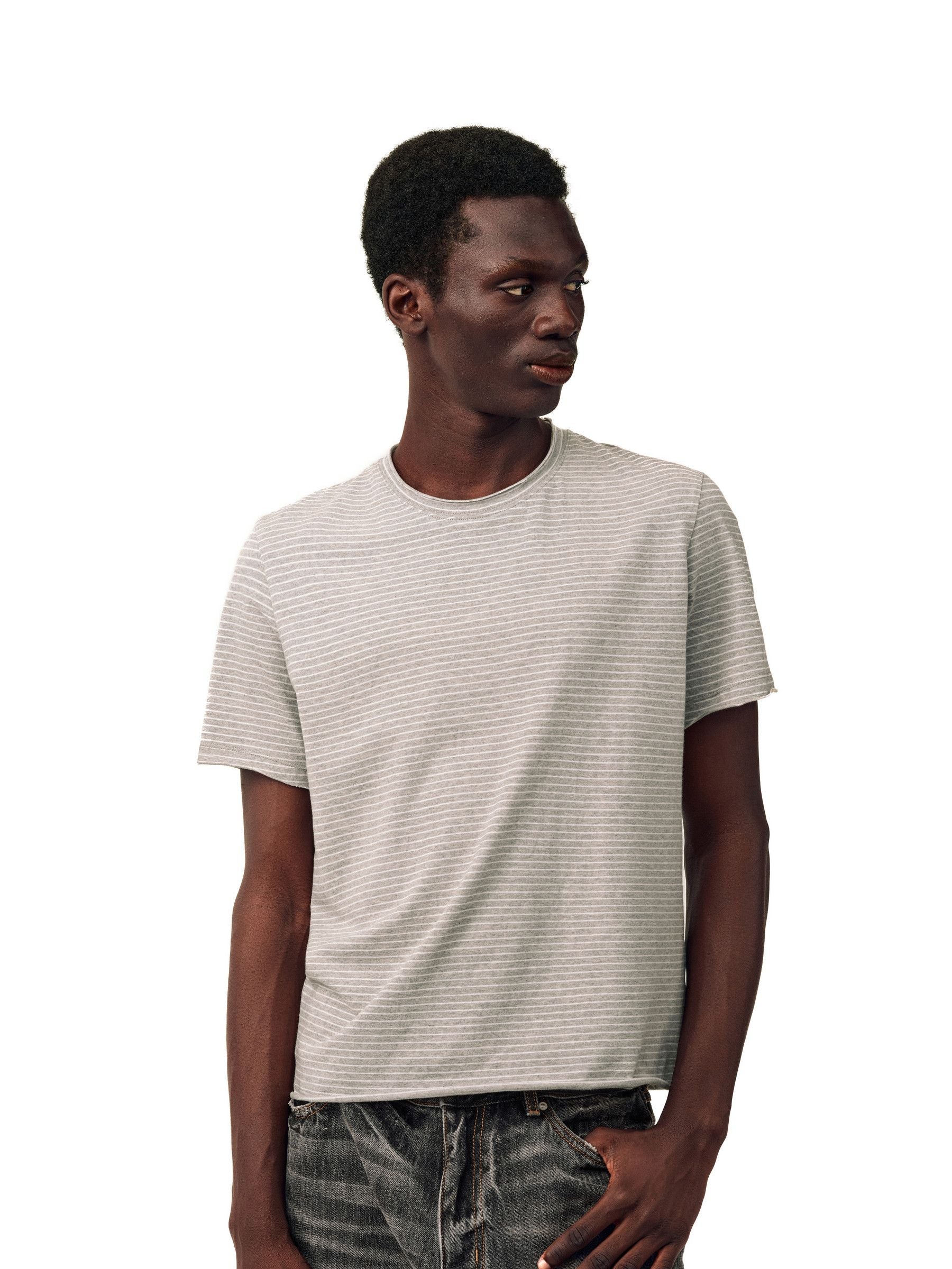 Striped Crewneck T-Shirt - Image 3
