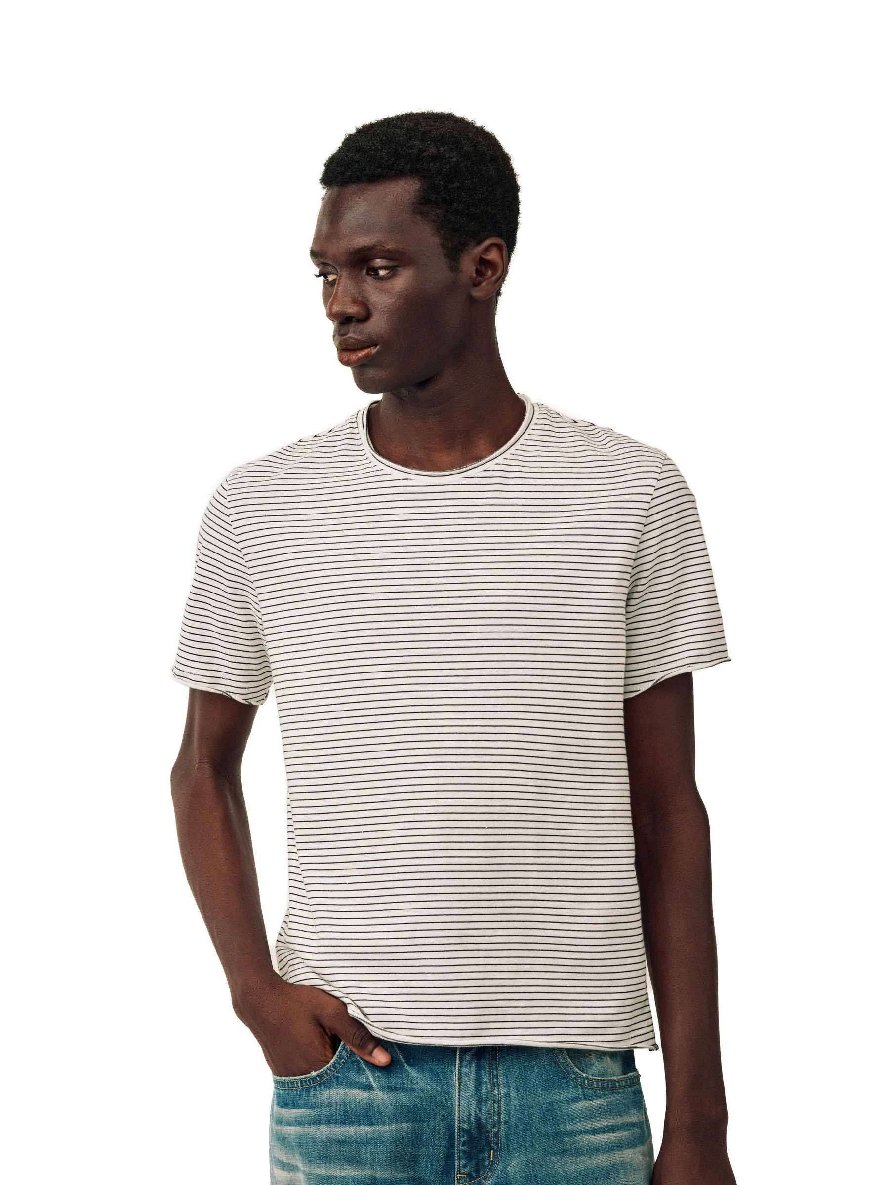 Striped Crewneck T-Shirt - Image 5