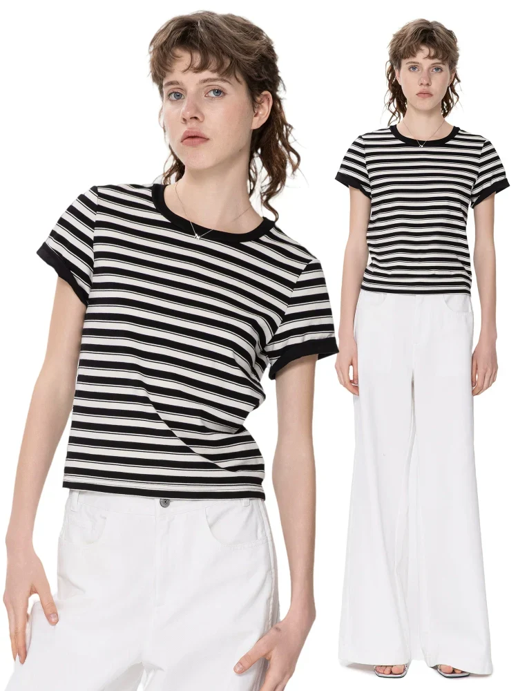 Striped Crewneck Tee - Image 4