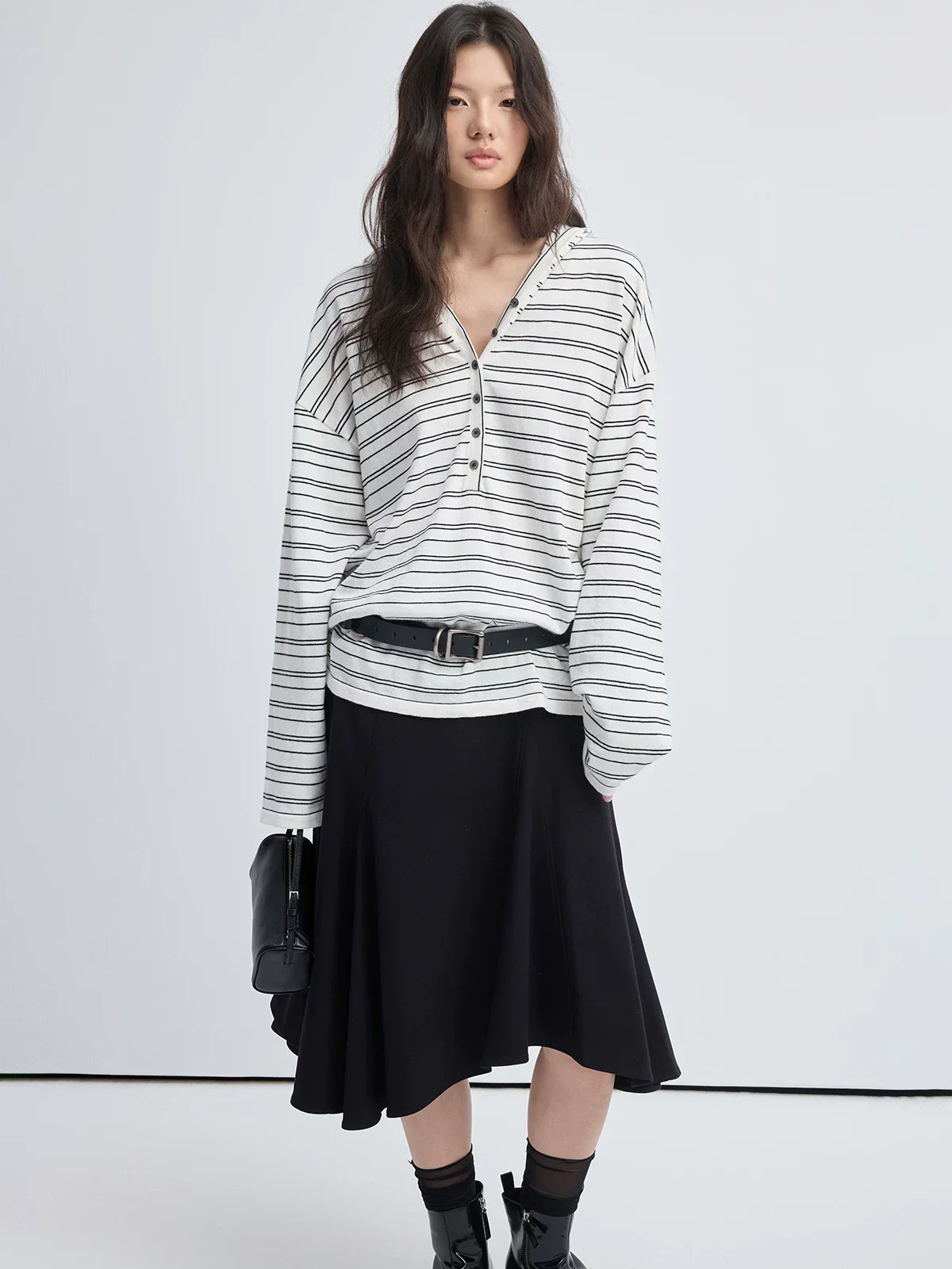Striped Henley Top - Image 2