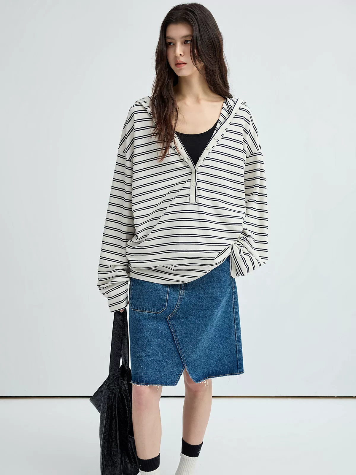 Striped Henley Top