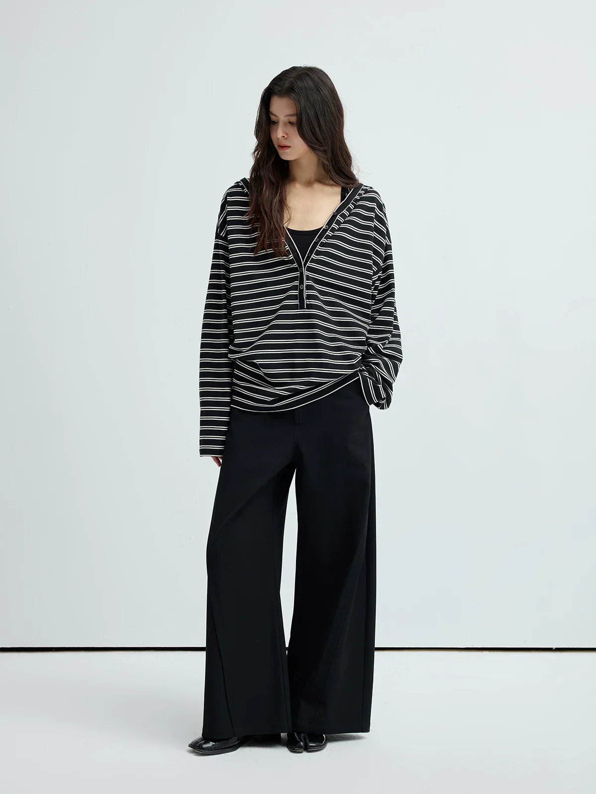 Striped Henley Top - Image 3