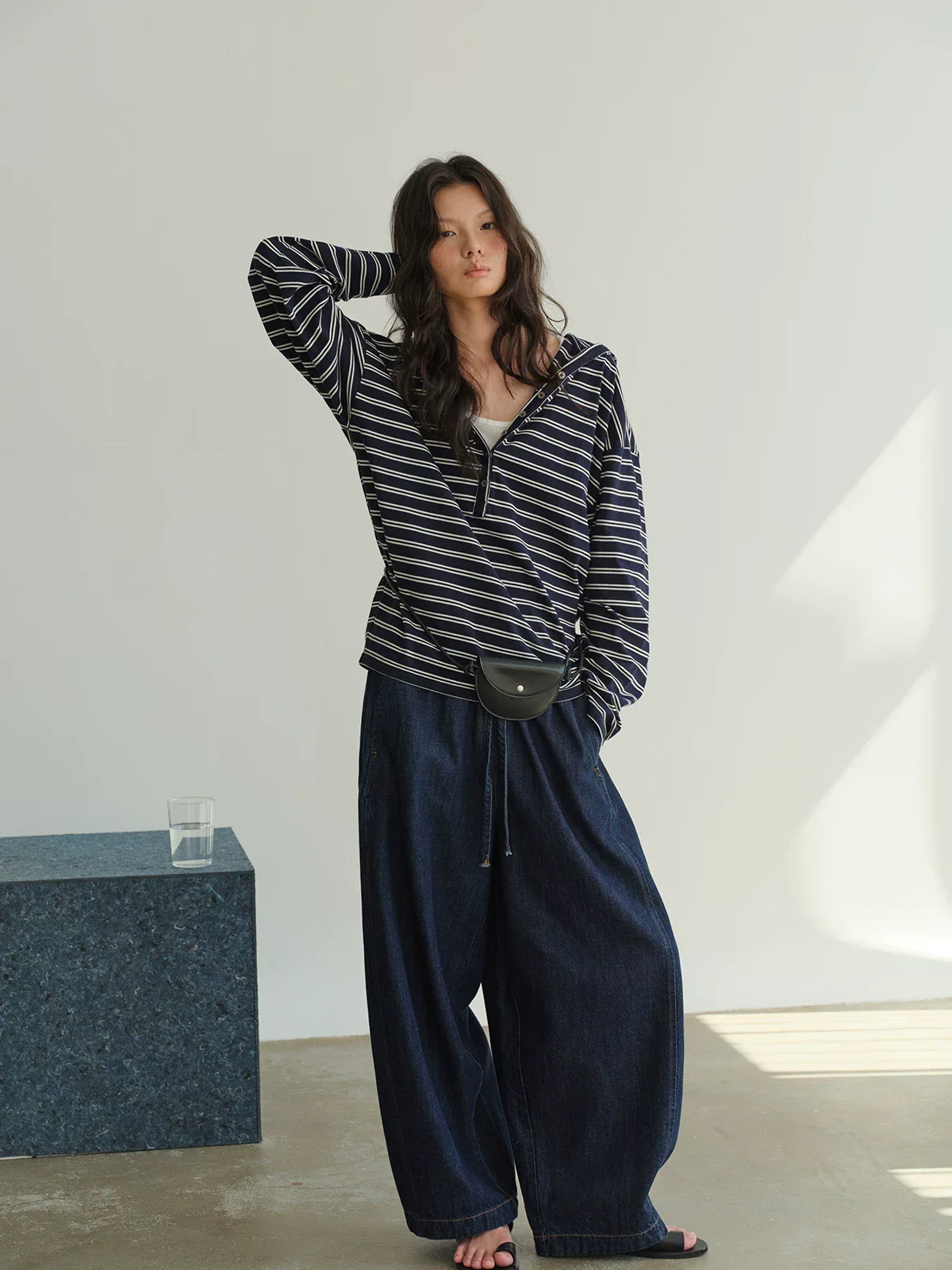 Striped Henley Top - Image 5