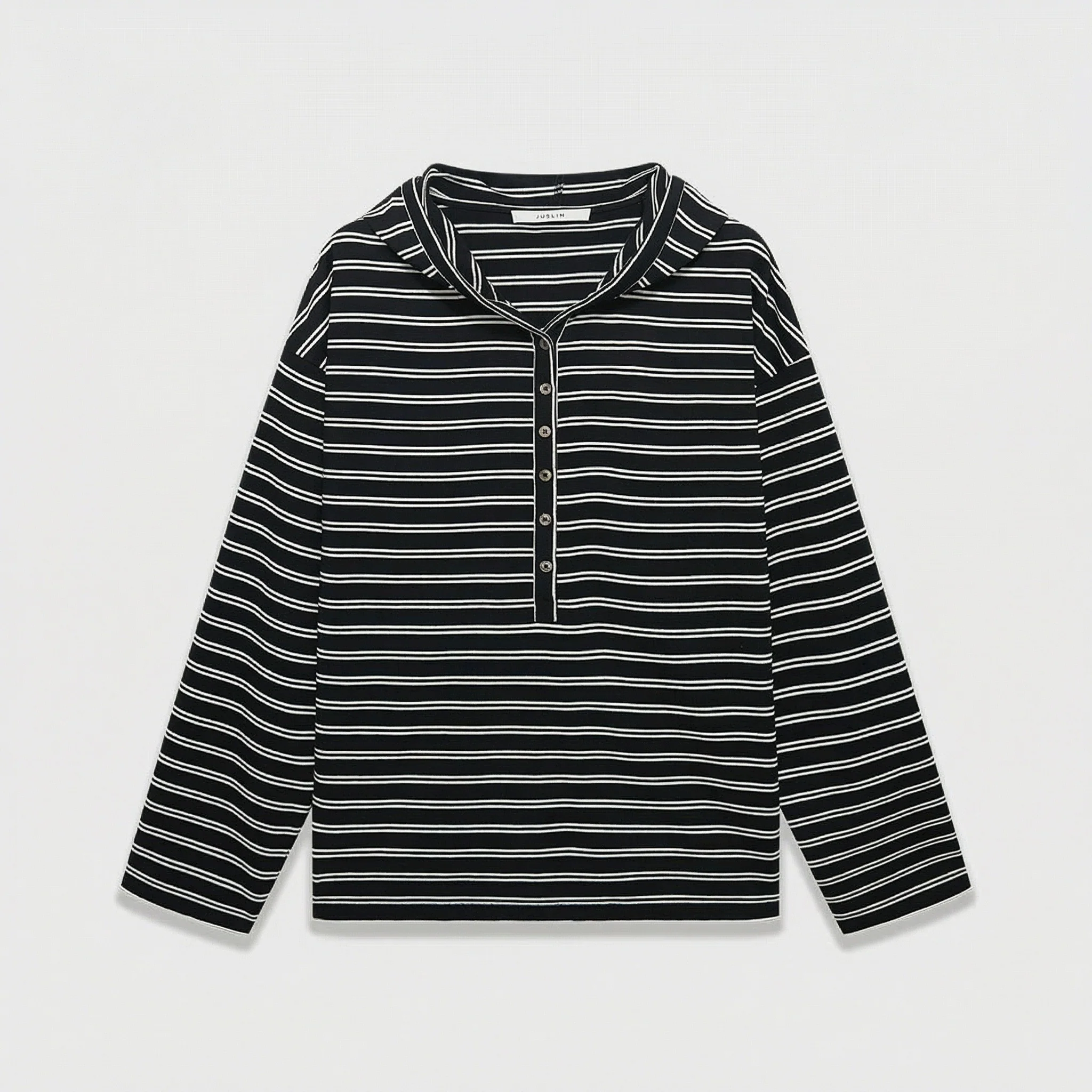 Striped Henley Top - Image 6