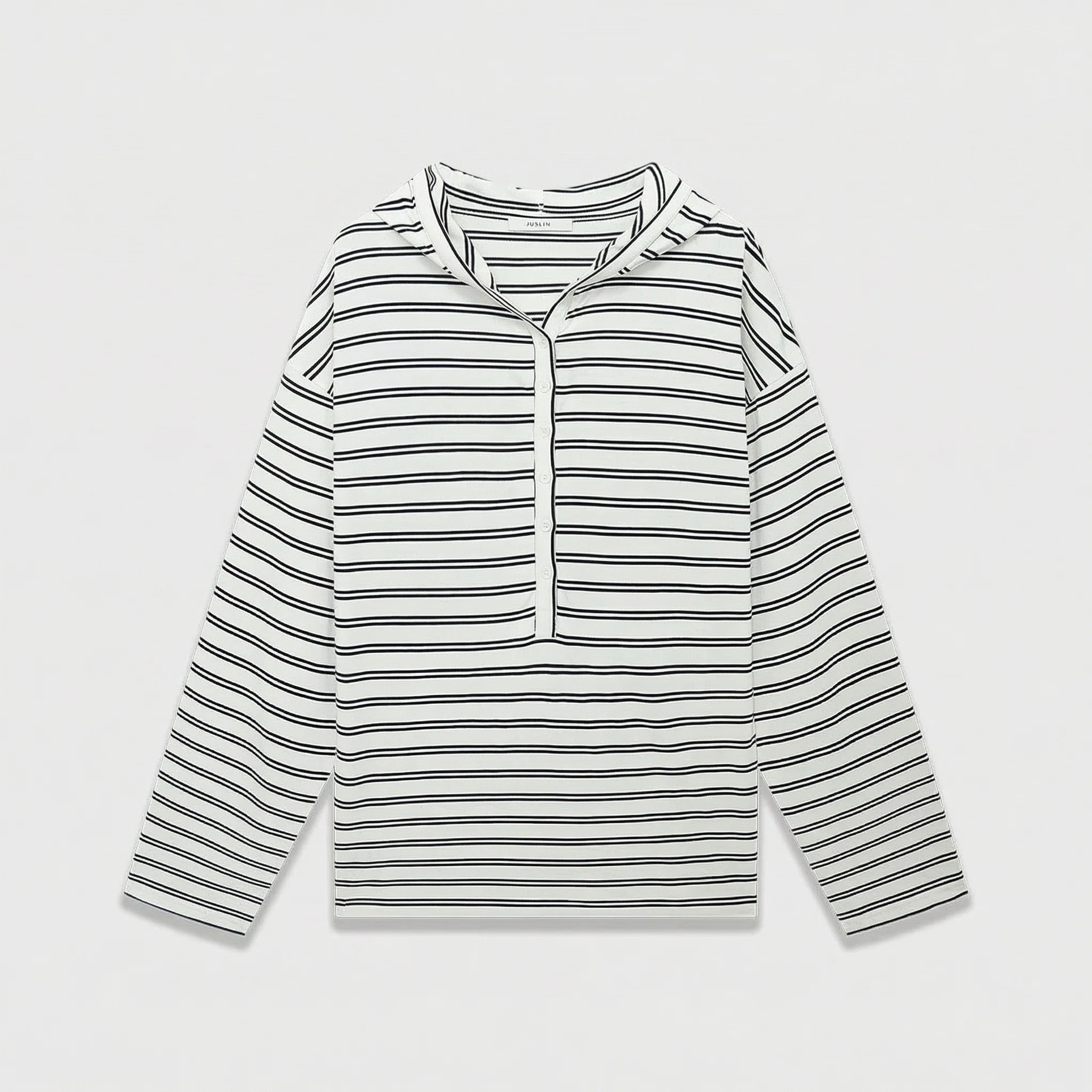 Striped Henley Top - Image 7