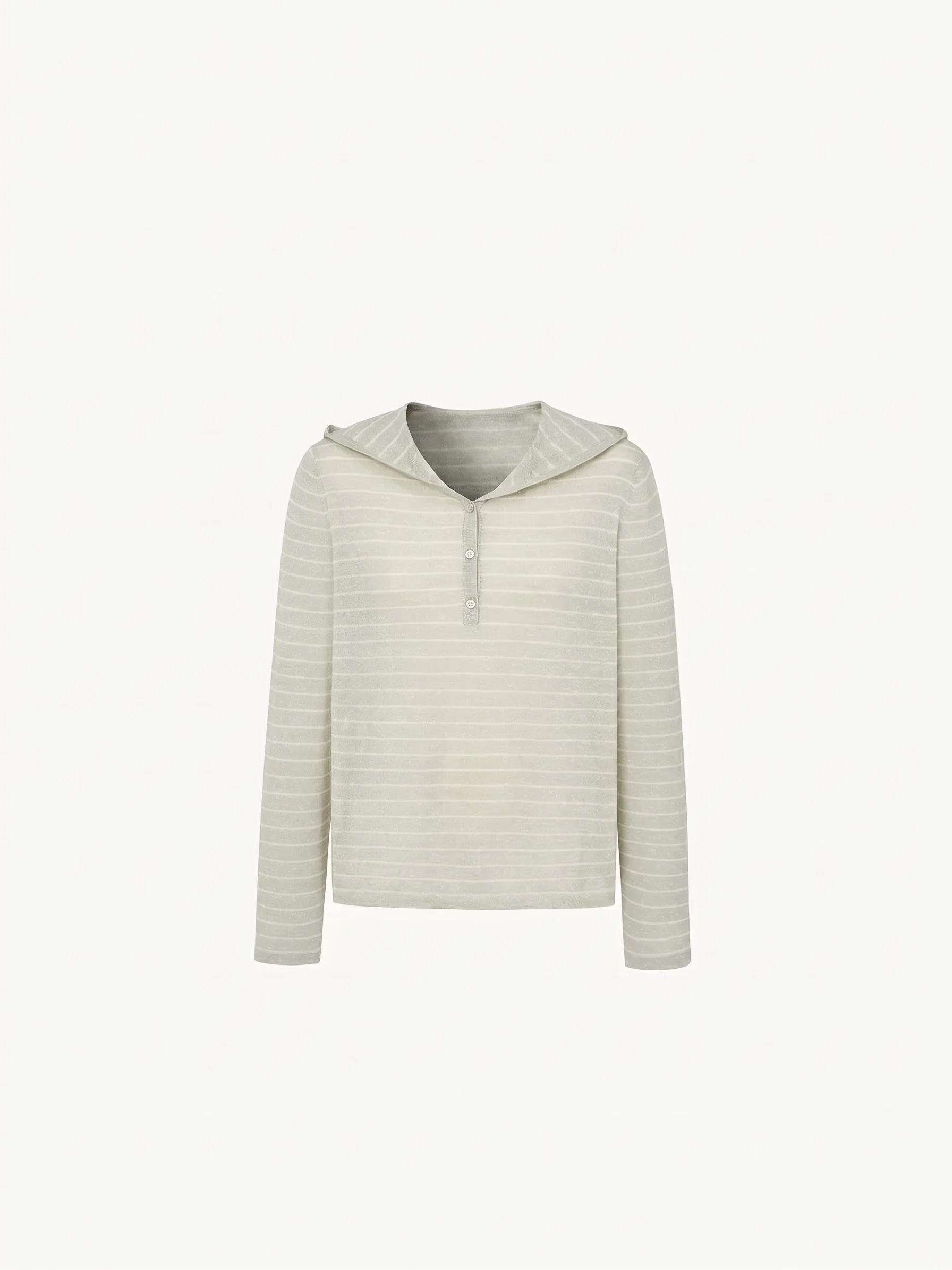 Striped Hooded Henley - Image 5