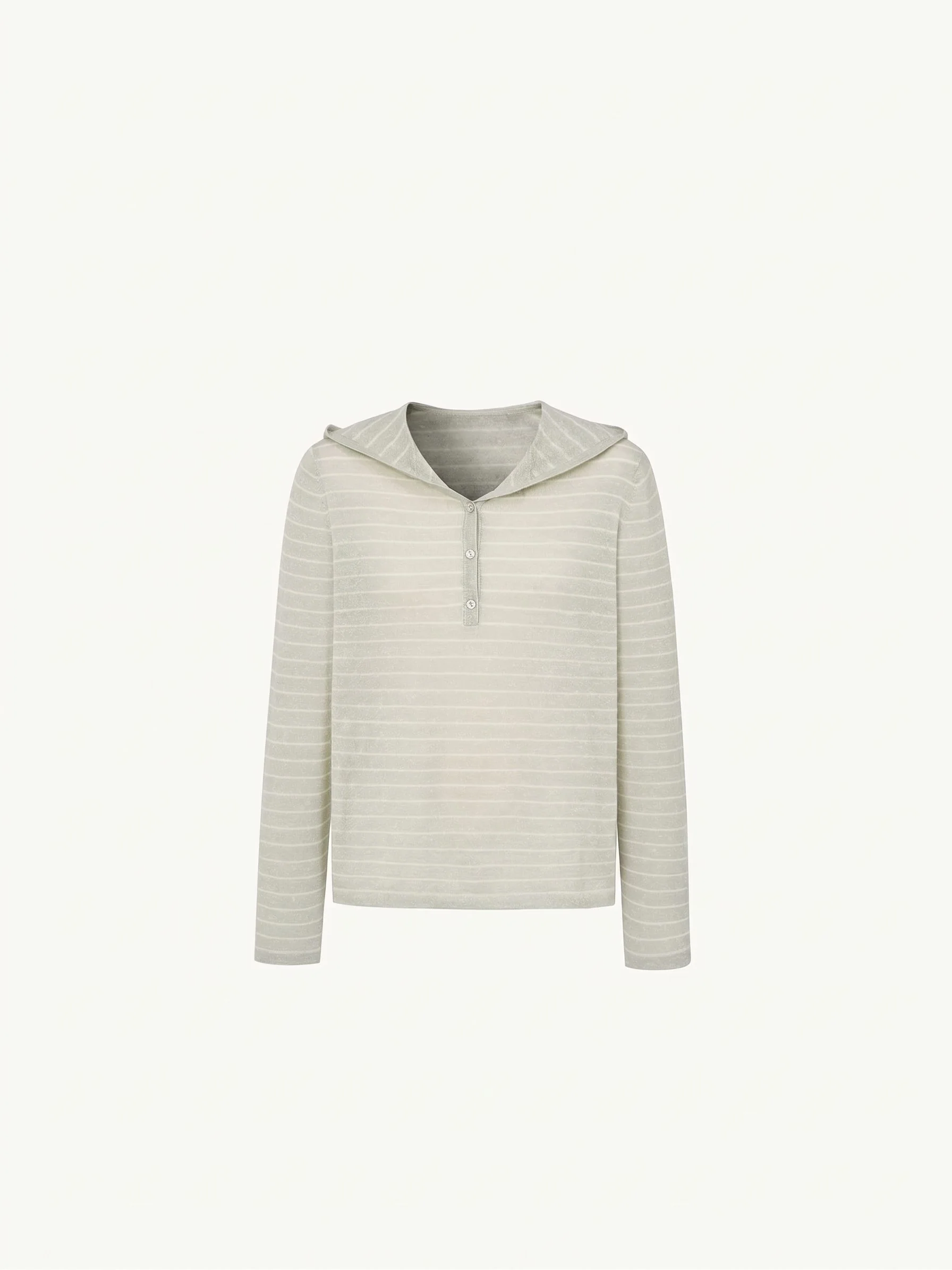 Striped Hooded Henley - Image 6