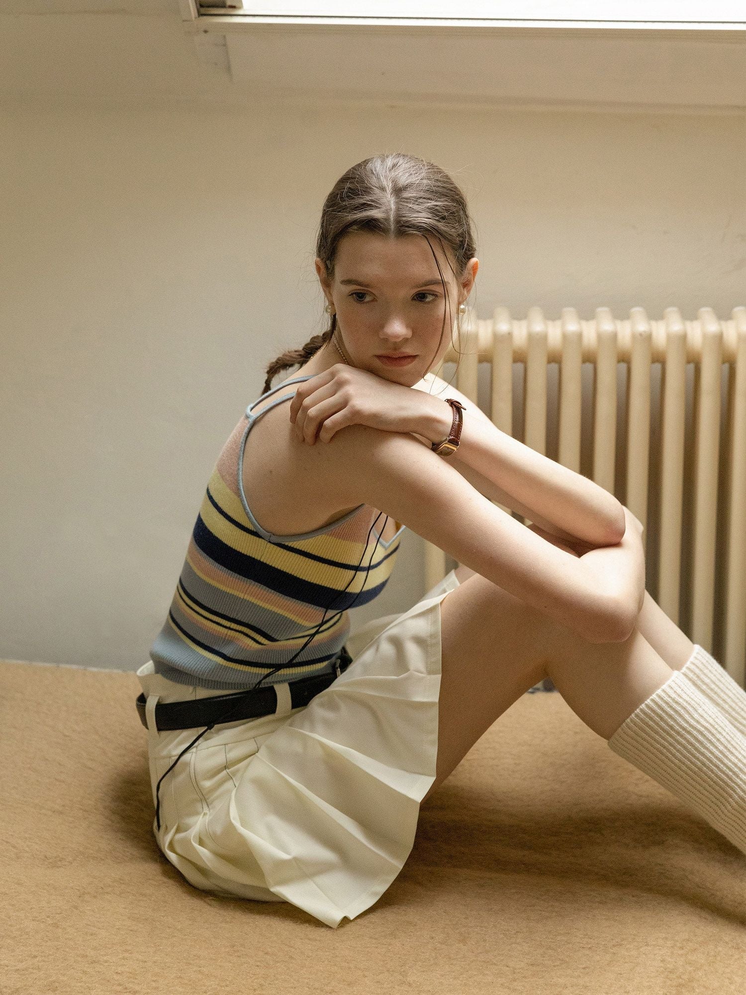 Striped Knit Camisole - Image 4
