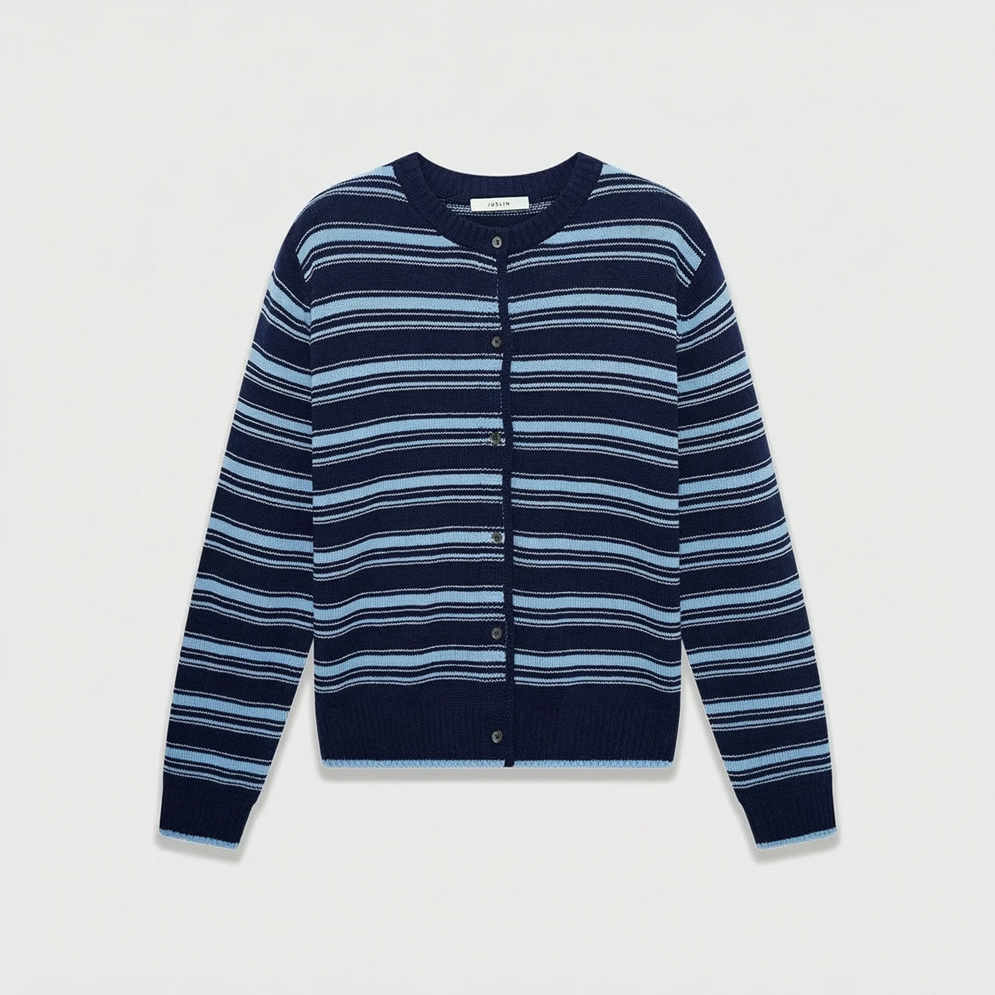 Striped Knit Cardigan - Image 7