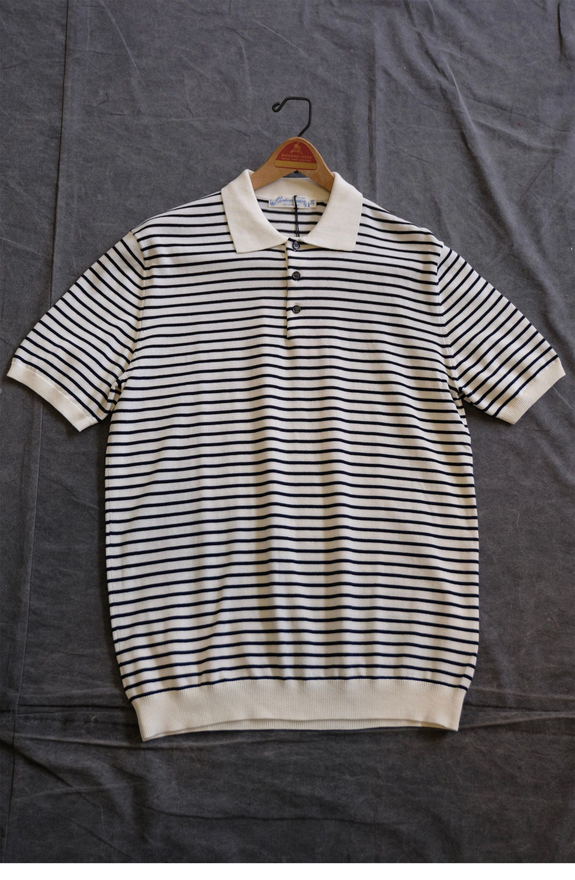 Striped Knit Polo - Image 7