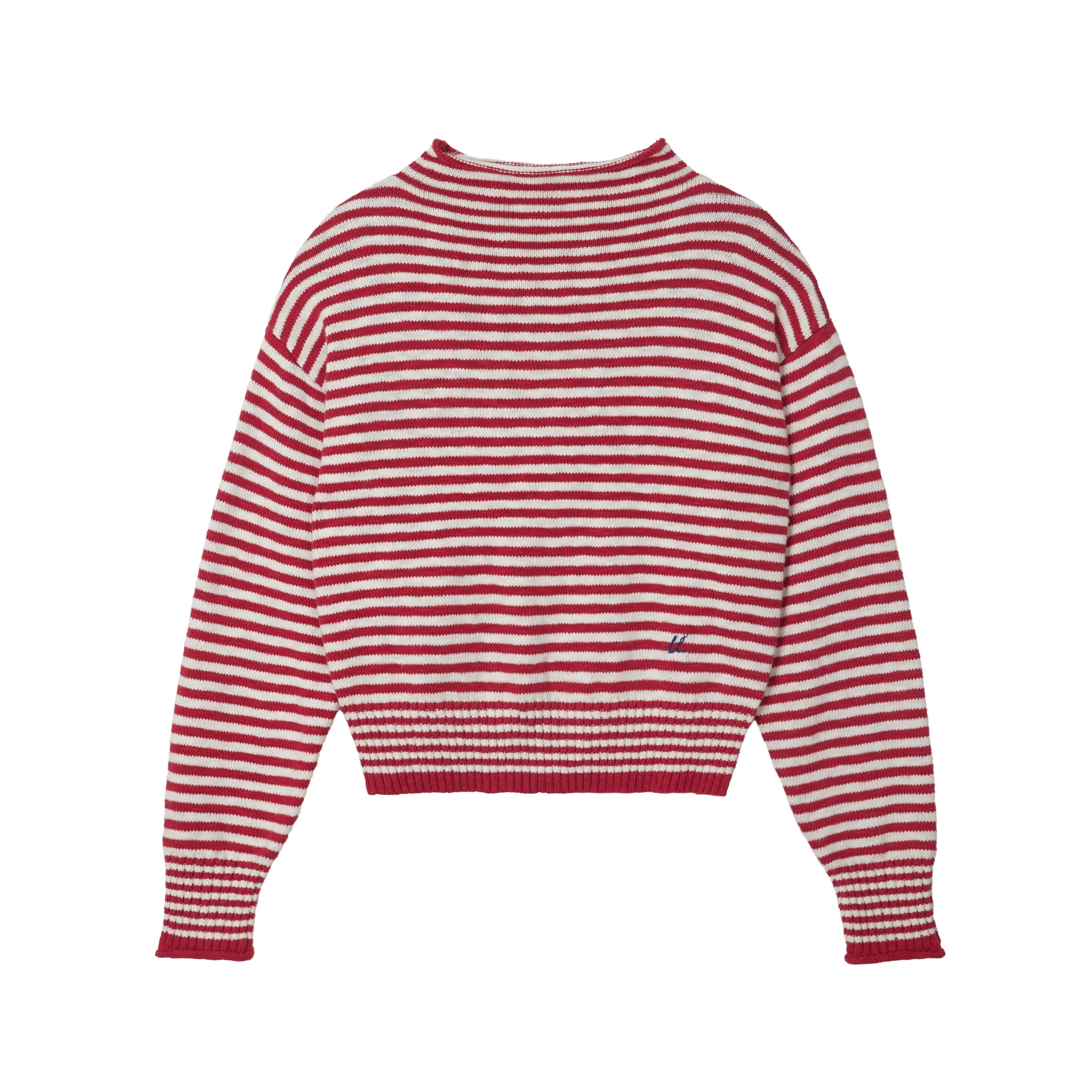 Striped Knit Pullover - Image 7