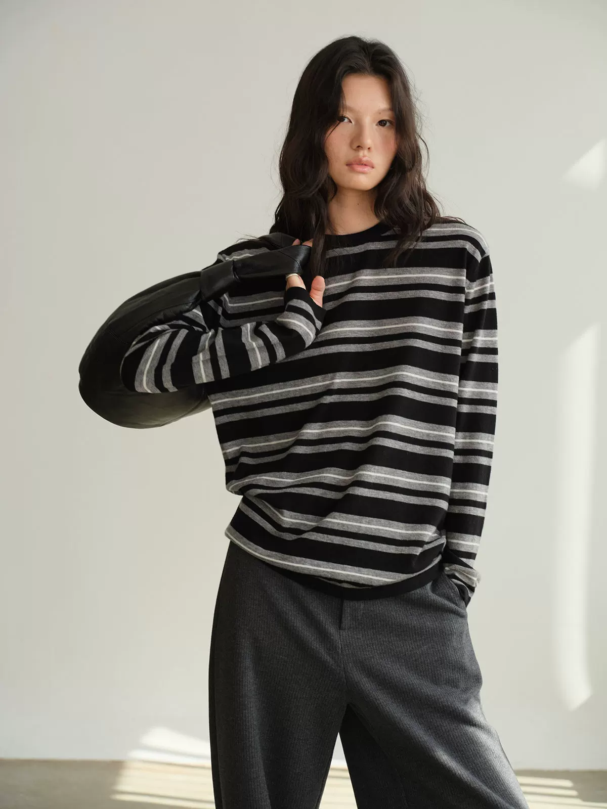 Striped Knit Sweater