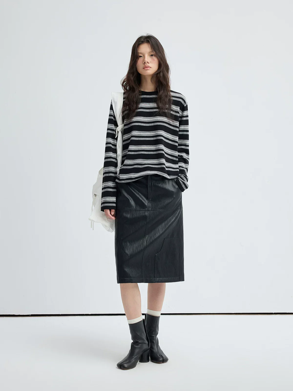 Striped Knit Sweater - Image 3