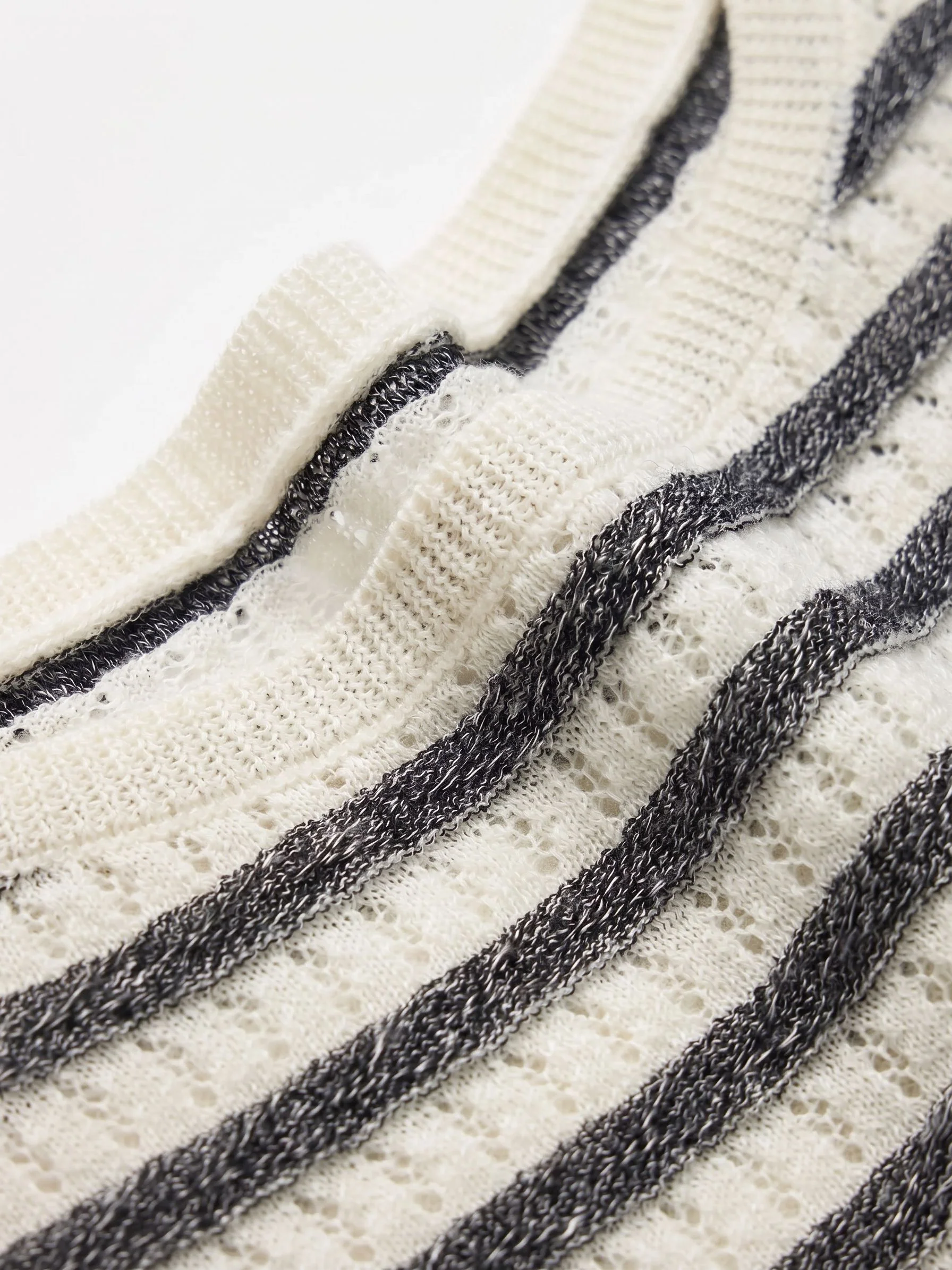 Striped Knit Sweater - Image 2