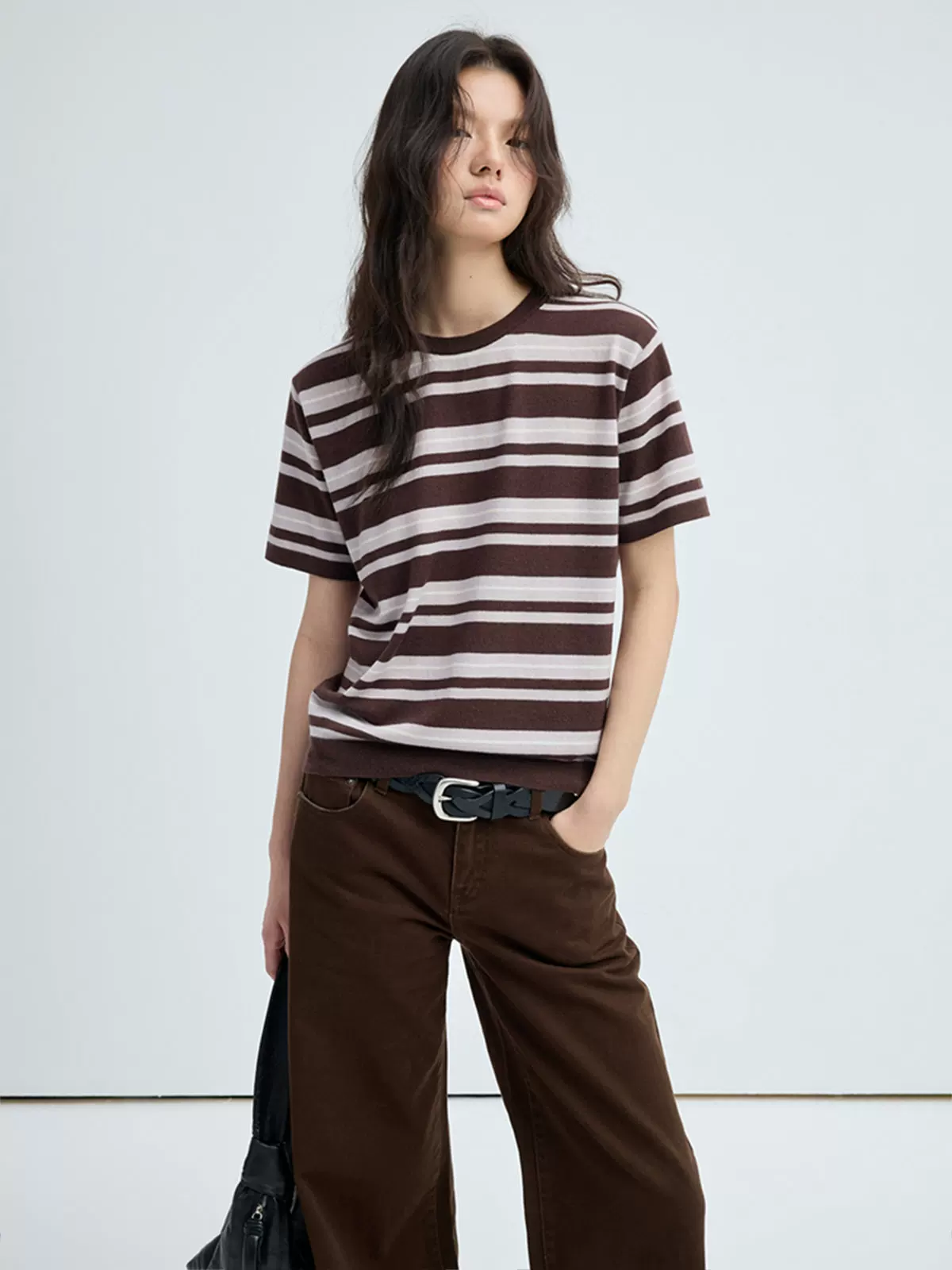 Striped Knit Tee