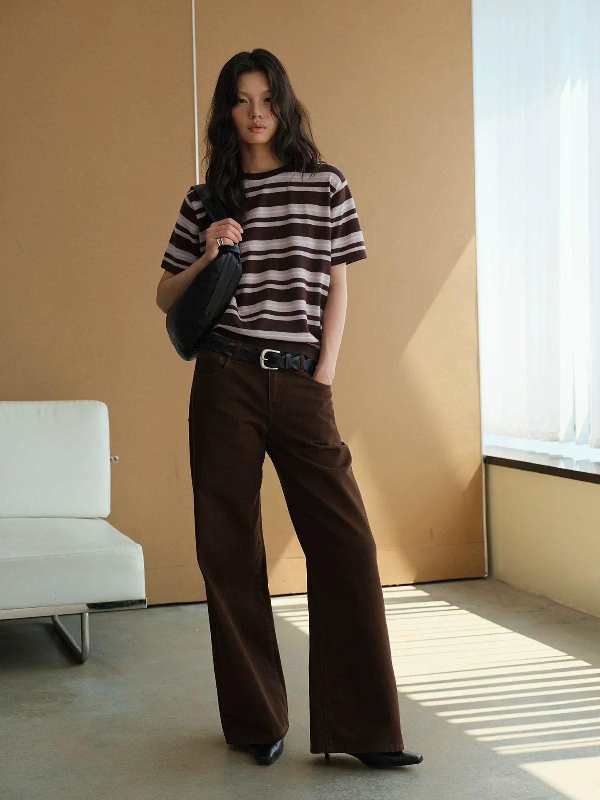 Striped Knit Tee - Image 5