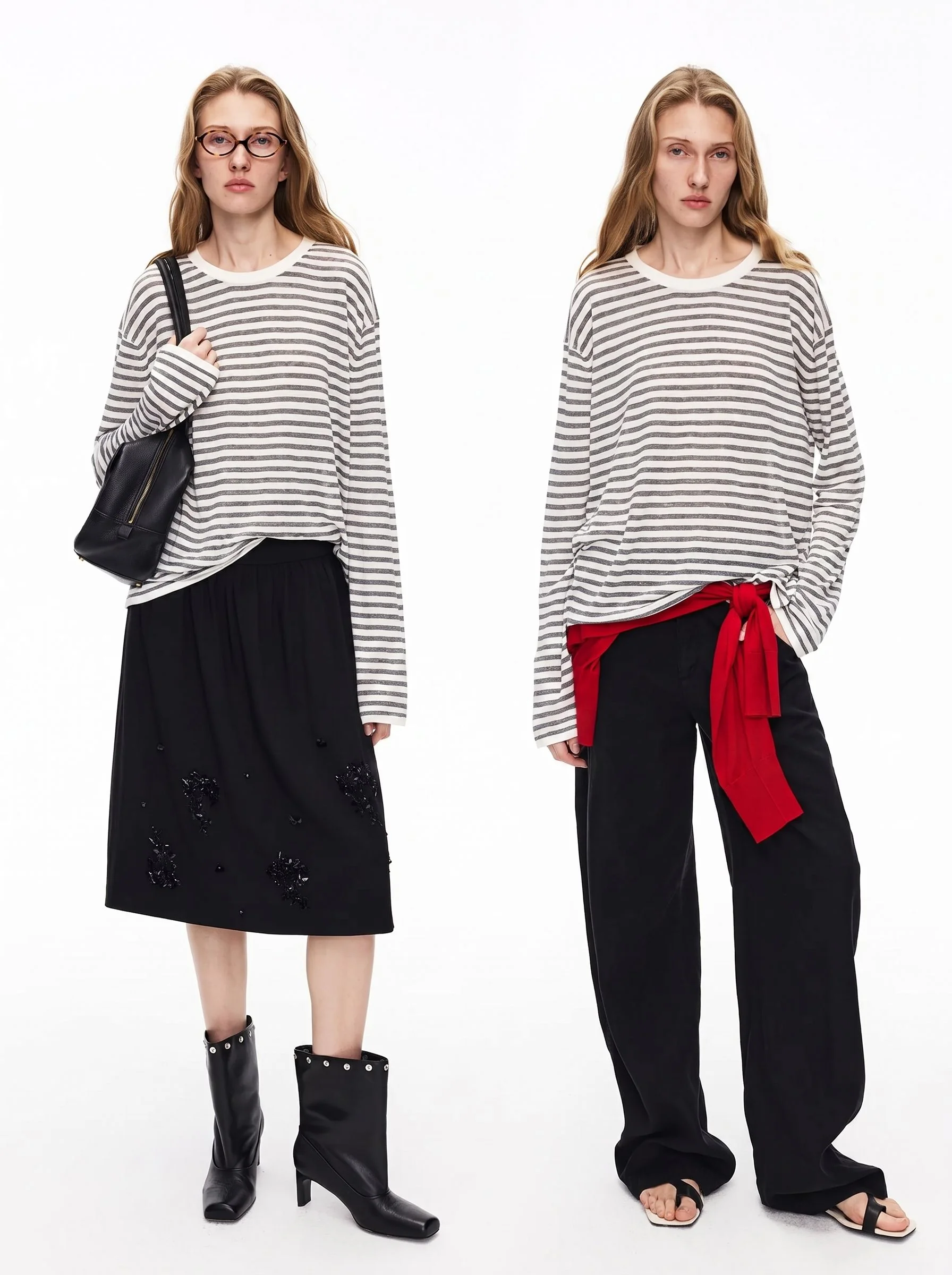 Striped Knit Top