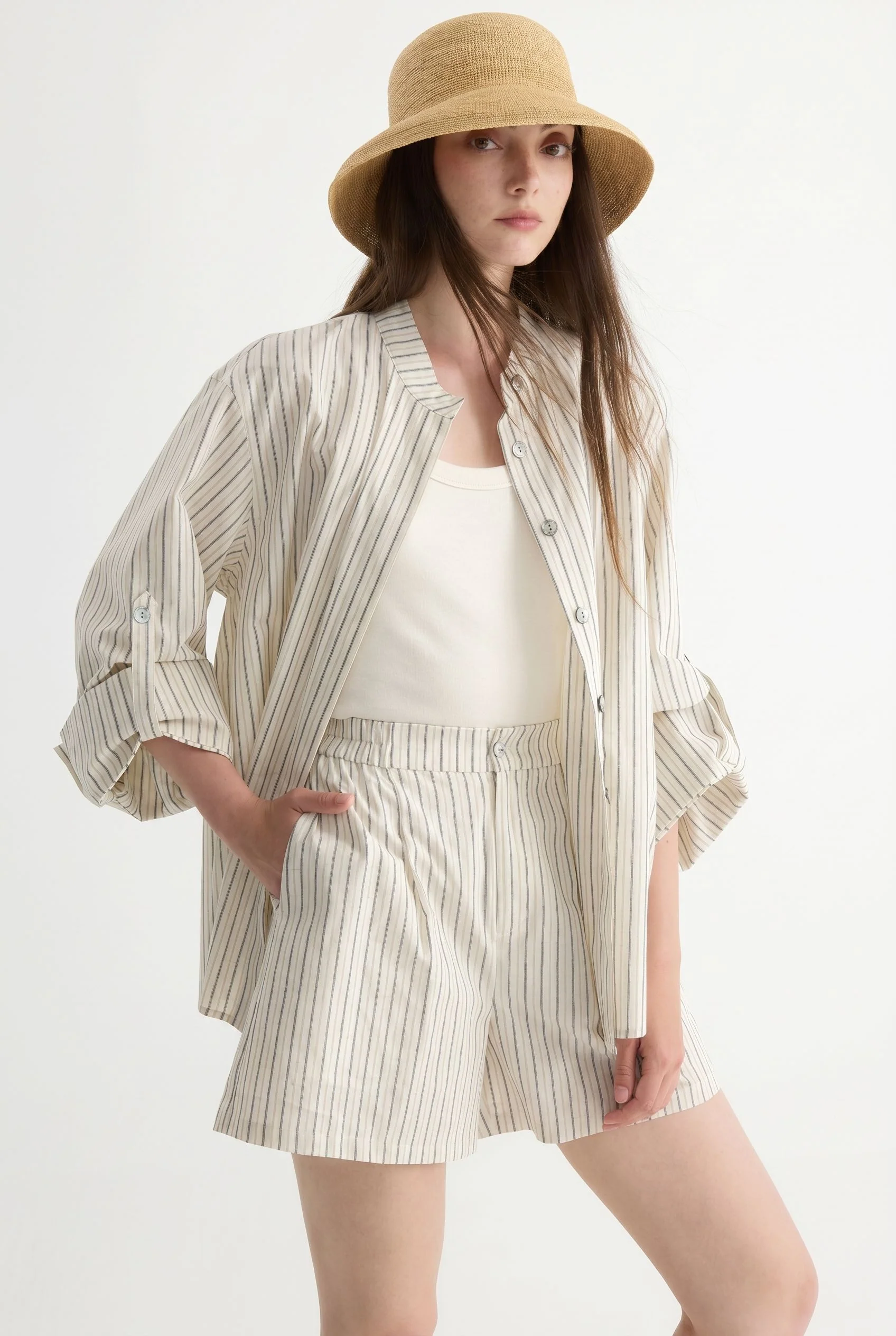 Striped Linen Set - Image 2